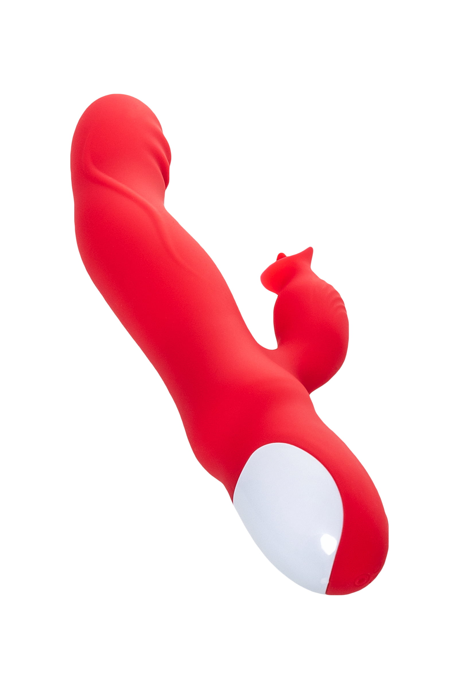 JOS Redli Vibratör, Silikon, kırmızı, 21 cm - Görsel 5