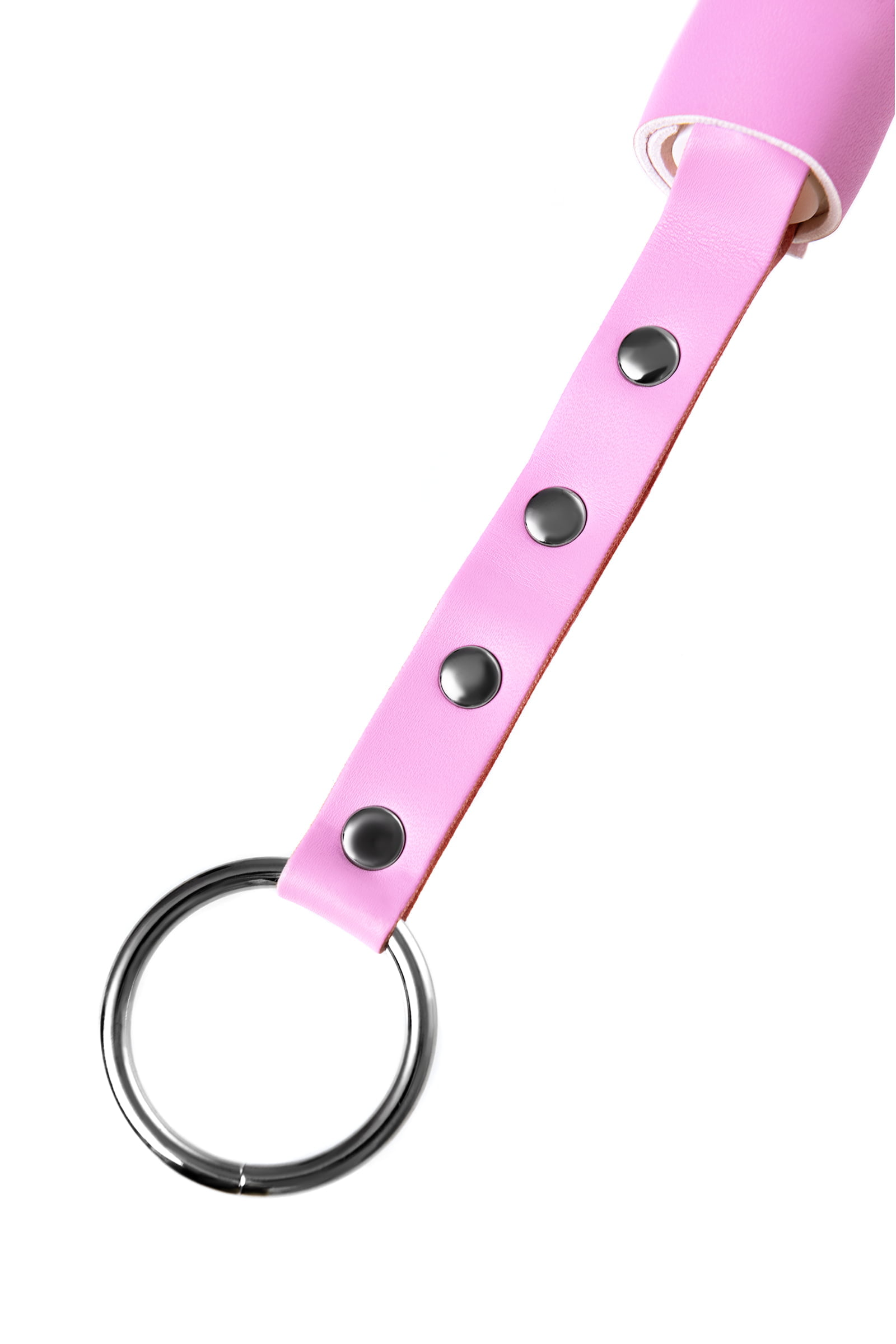 Anonymo Deri Kırbaç #0006, PU deri, pembe, 64 cm - Görsel 7