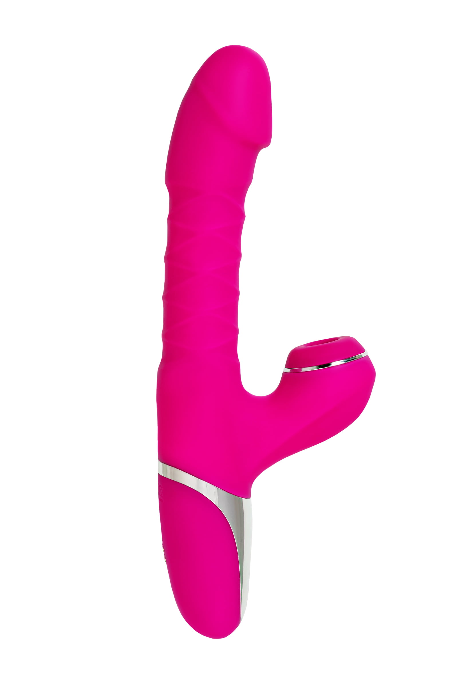 JOS TO-FROLLY Vakum Dalgası Vibratörü, Silikon, Pembe, 21,5 cm - Görsel 4