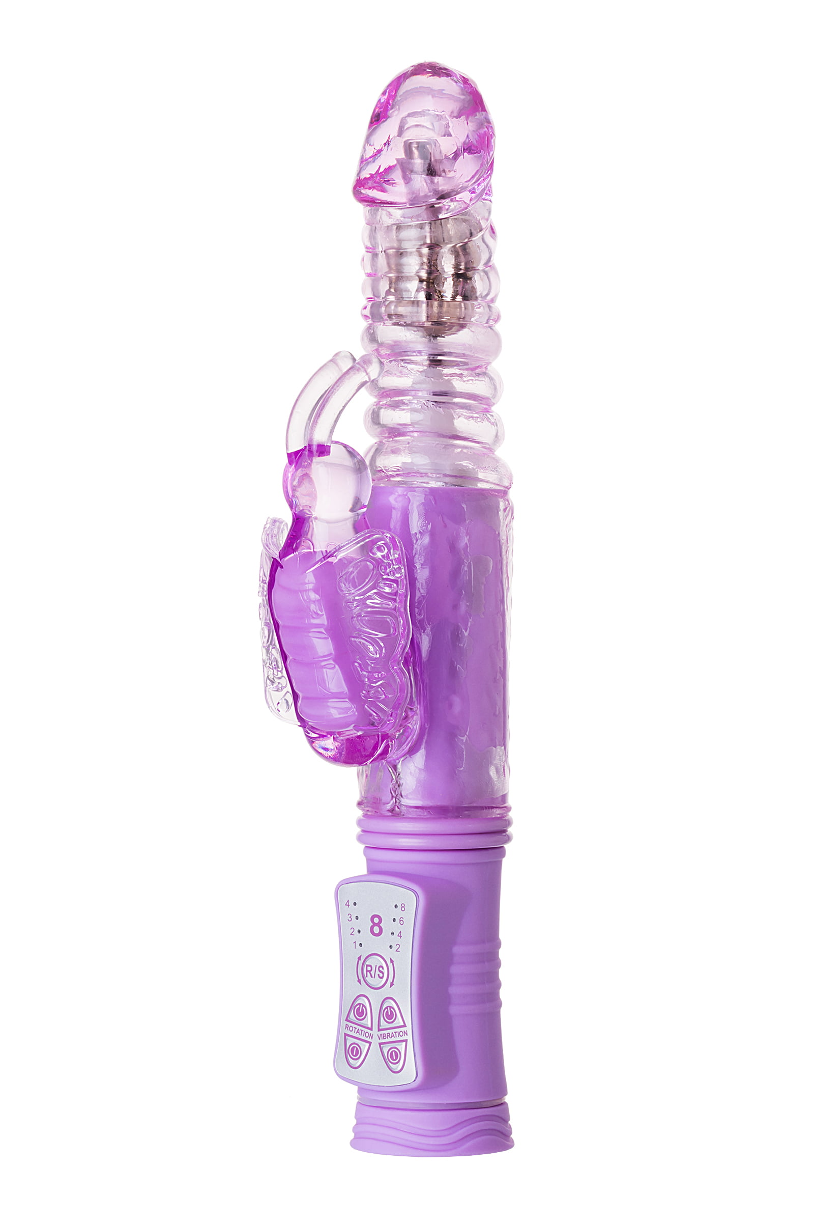 A-Toys by TOYFA Serk High-Tech Klitoral Uyarıcı Vibratör, TPE, mor, 24,5 cm - Görsel 3