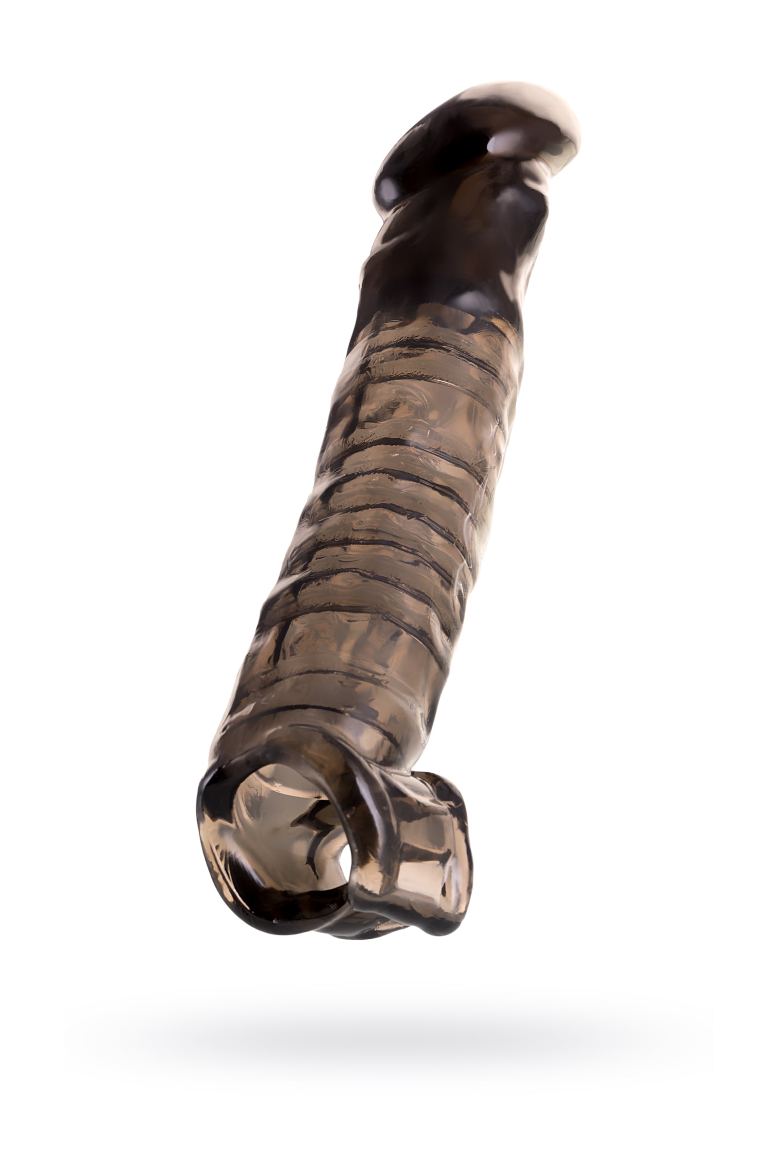 Toyfa XLover Penis Klıfı, Boyutu Arttırıcı, TPE, siyah, Şeffaf, 22.5 cm