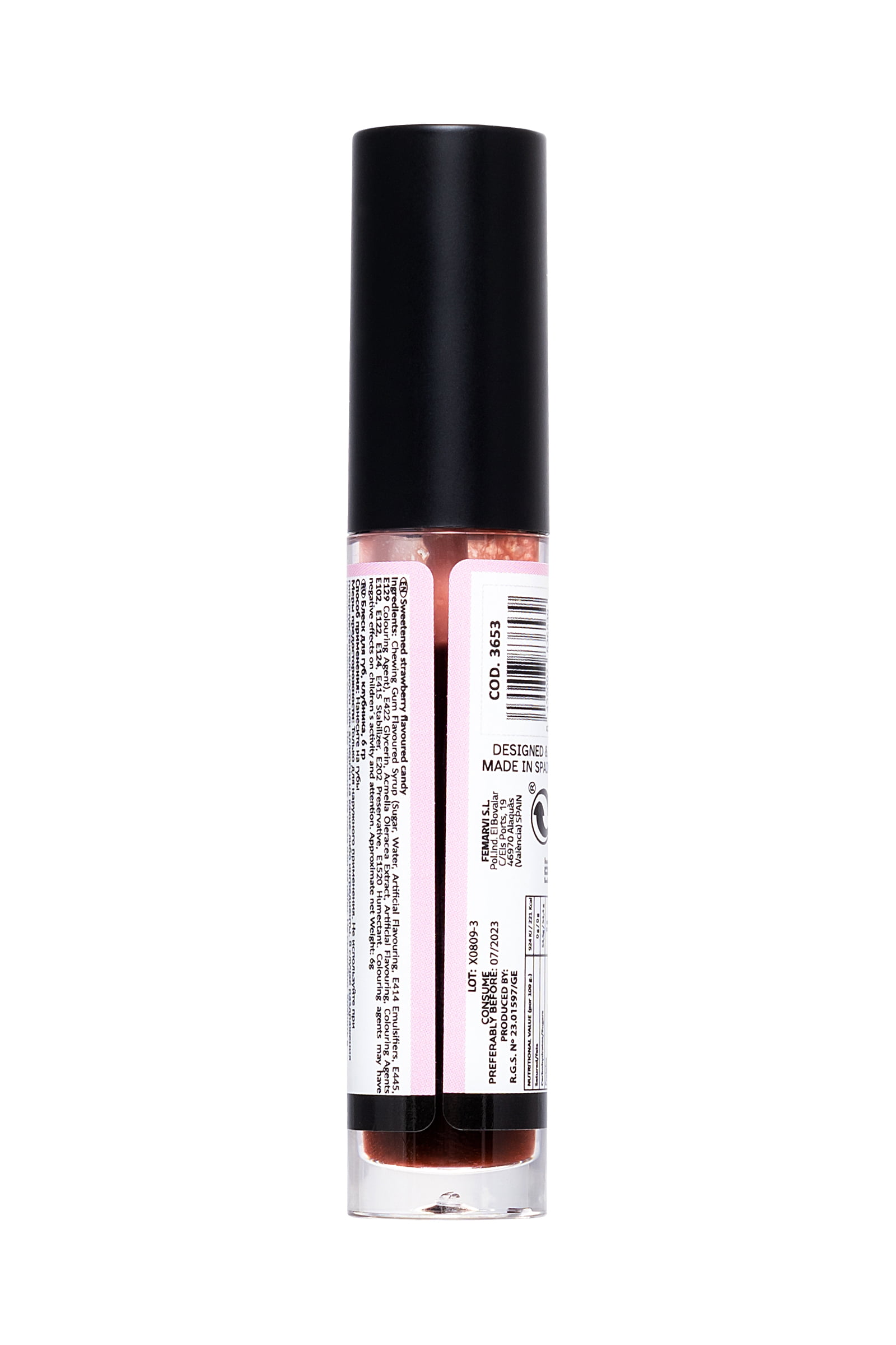 SECRET PLAY Lip Gloss Vibrant Kiss' Çilekli Sakız Aromalı Dudak Parlatıcı, 6 gr - Görsel 3