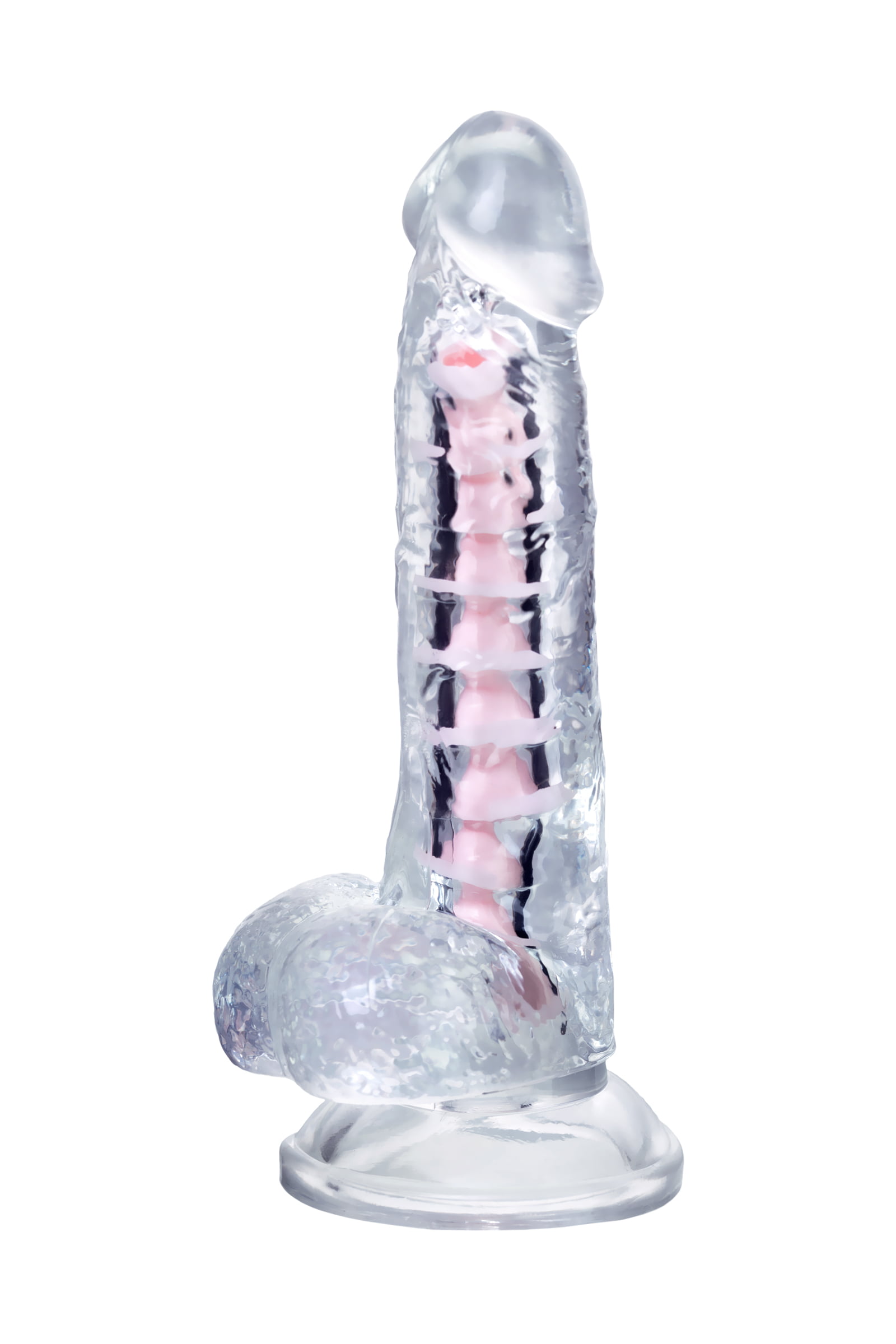 A-Toys by TOYFA Paret Jel Dildo, TPE, Şeffaf, 18 cm - Görsel 3