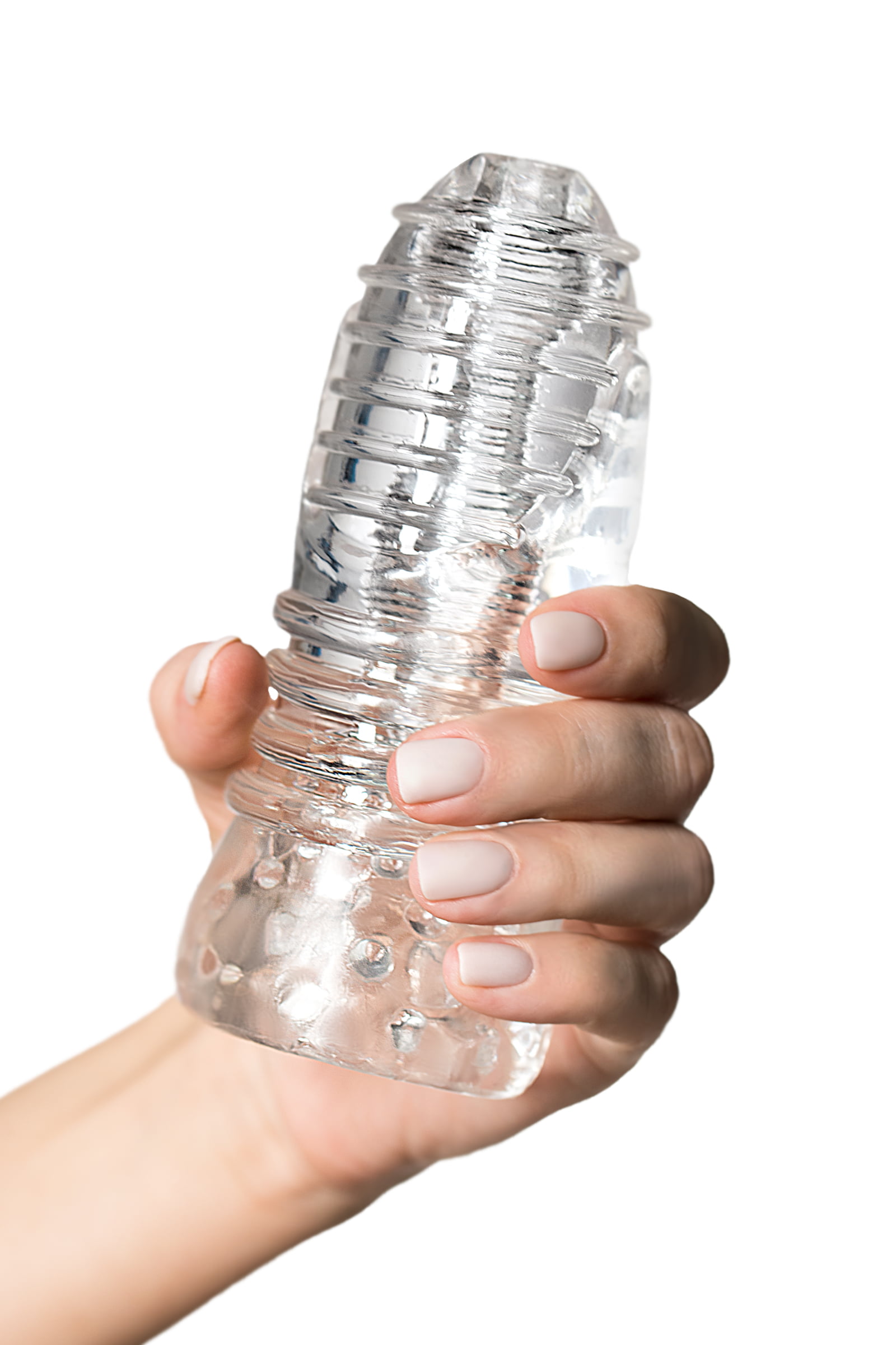 Lingam by TOYFA Masturbator , Savitri, TPE, Şeffaf, 14 cm - Görsel 8