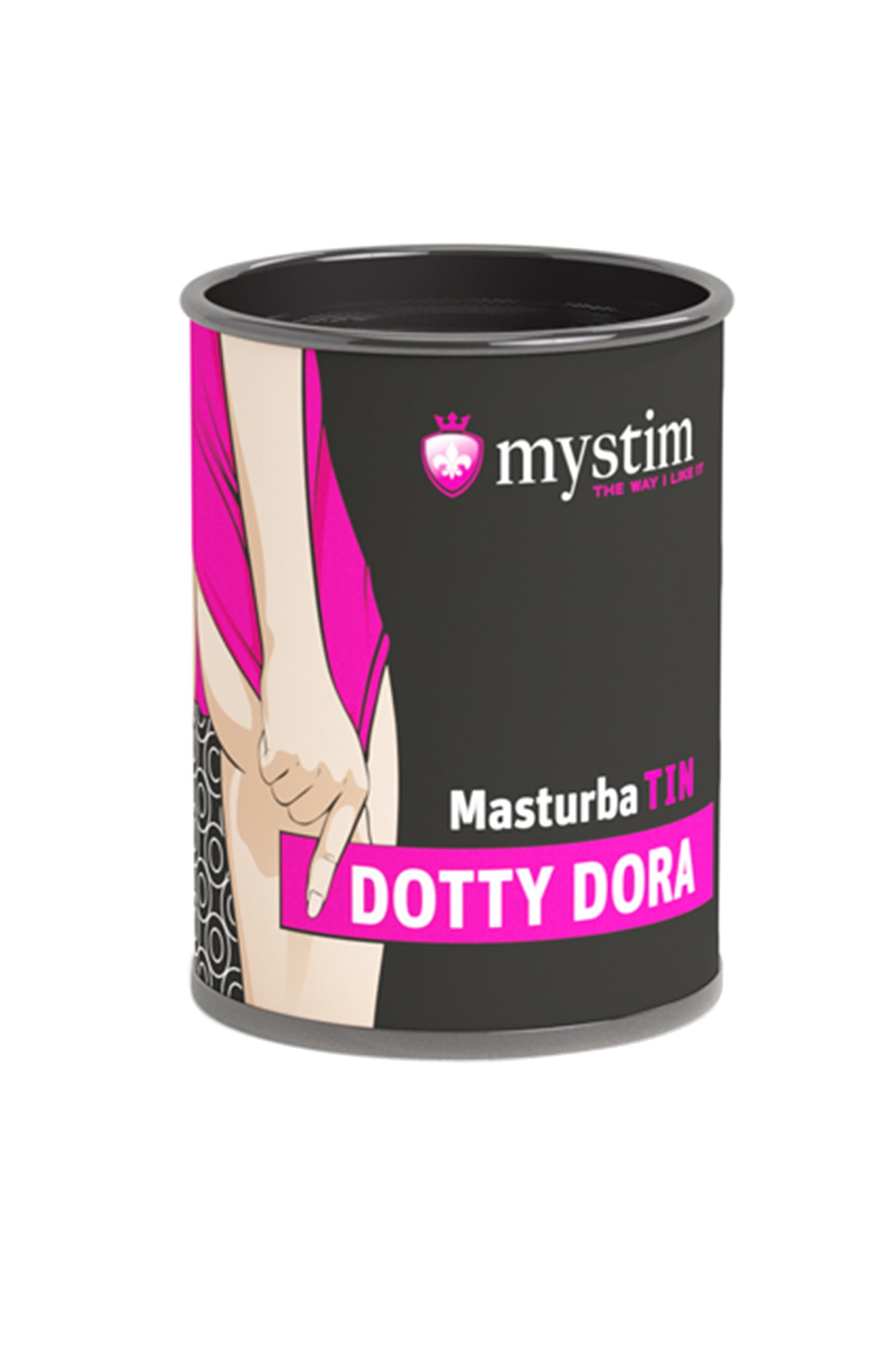 Mystim Mastürbatör Dotty Dora Masturbatör, TPE, beyaz, 4,5 cm - Görsel 3