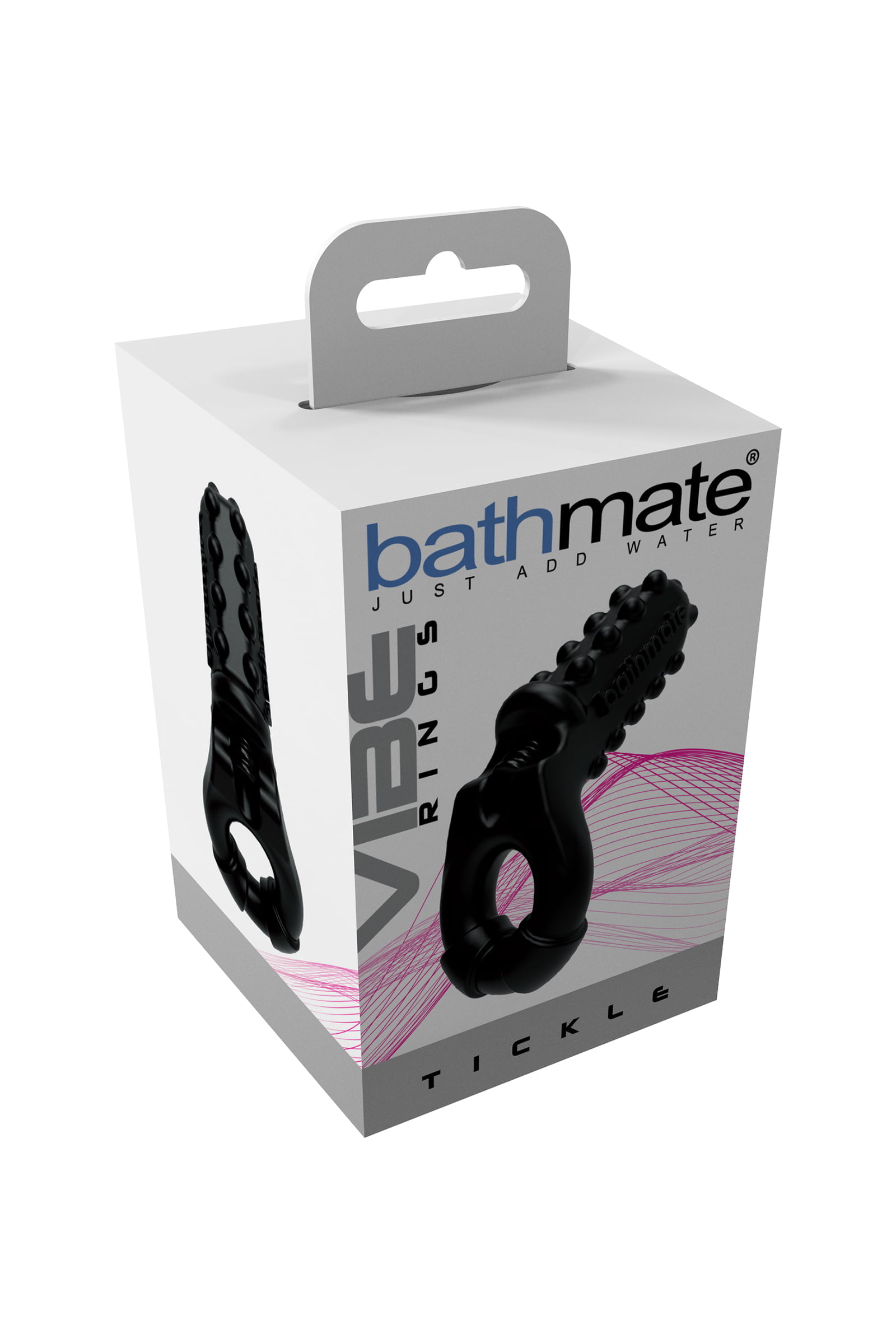 Bathmate Penis üzerindeki titreşim halkası Tickle, elastomex, siyah, Ø5 cm - Görsel 6