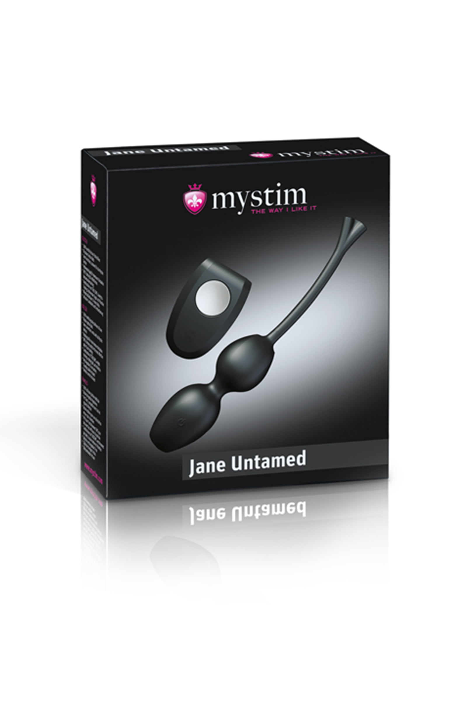Mystim Jane Untamed Geisha Balls Vajinal Toplar, titreşimli, silikon, siyah - Görsel 4
