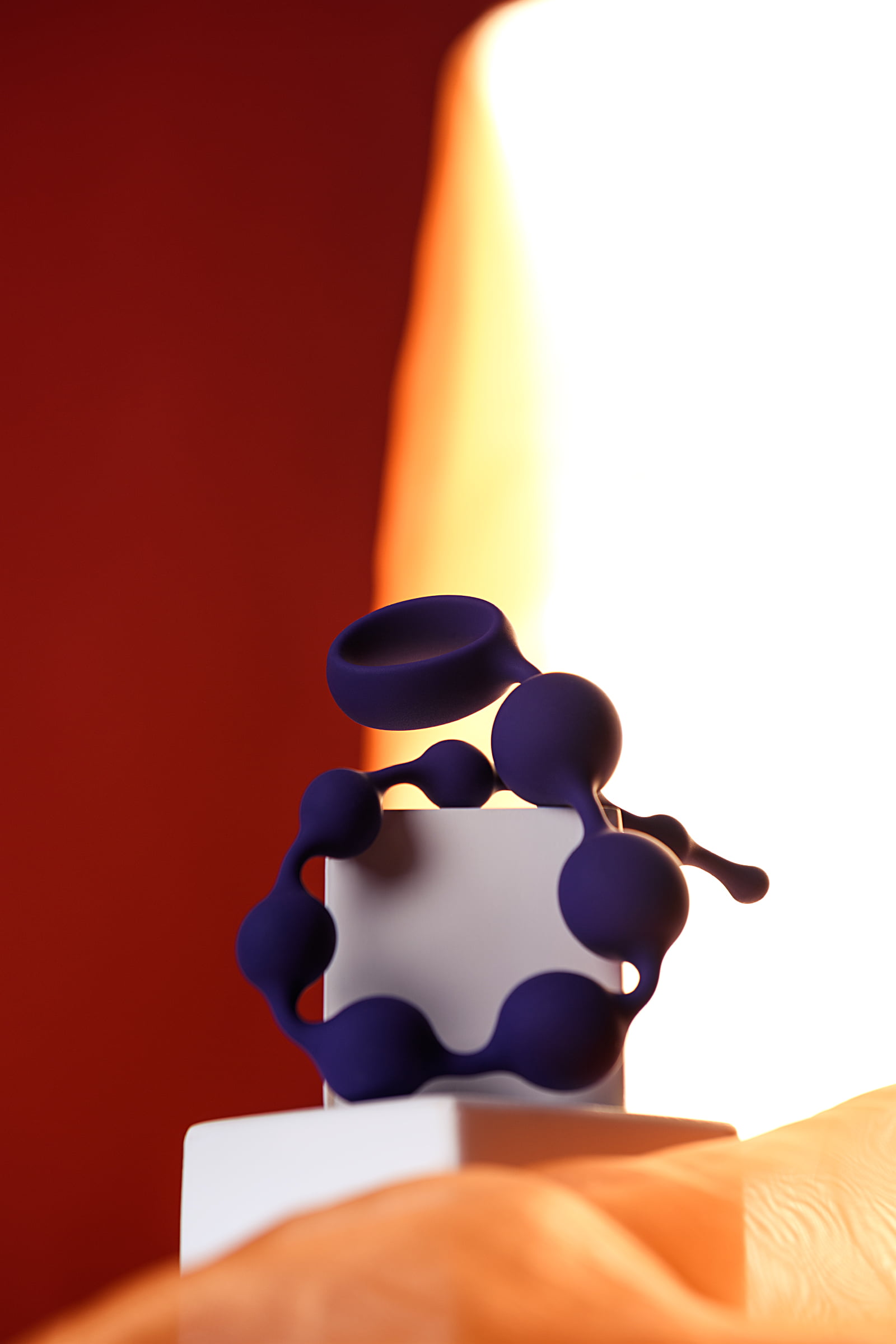 ToDo by Toyfa Grape anal Zinciri, silikon, mor, 35 cm, Ø 2,7 cm - Görsel 6