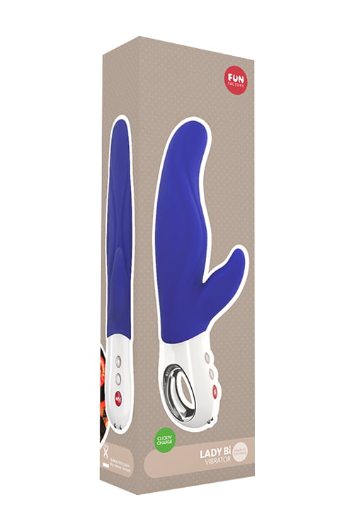 Fun Factory LADY Bİ Vibratör, silikon, mavi, 22 cm - Görsel 5
