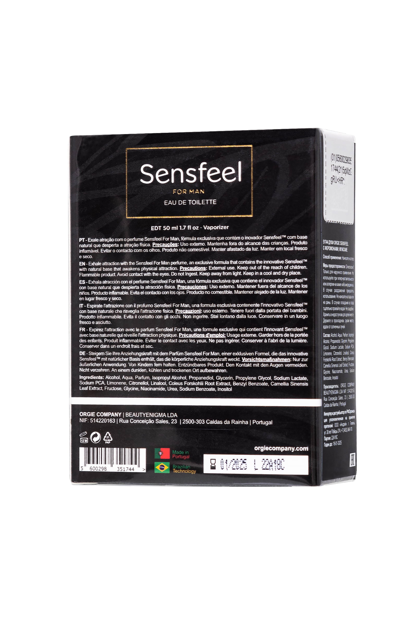 ORGIE SENSFEEL For Man Feromonlu Parfüm, erkekler için, 50 ml - Görsel 7
