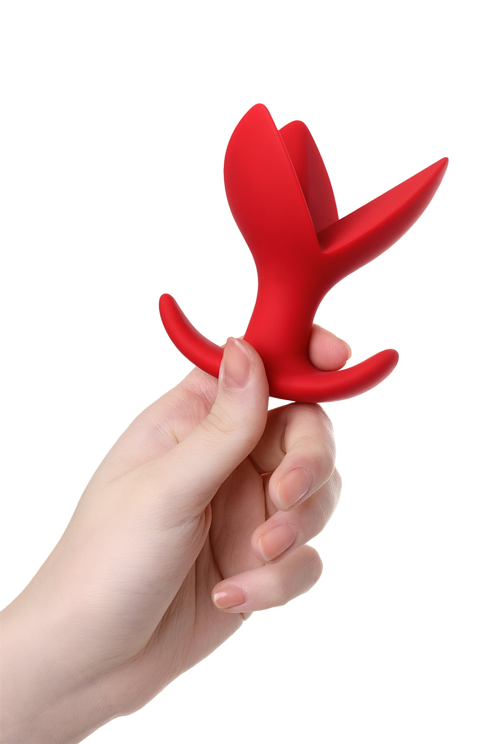 ToDo by Toyfa Flower Genişleyen anal Kılıf, silikon, kırmızı, 9 cm, Ø 6 cm - Görsel 5