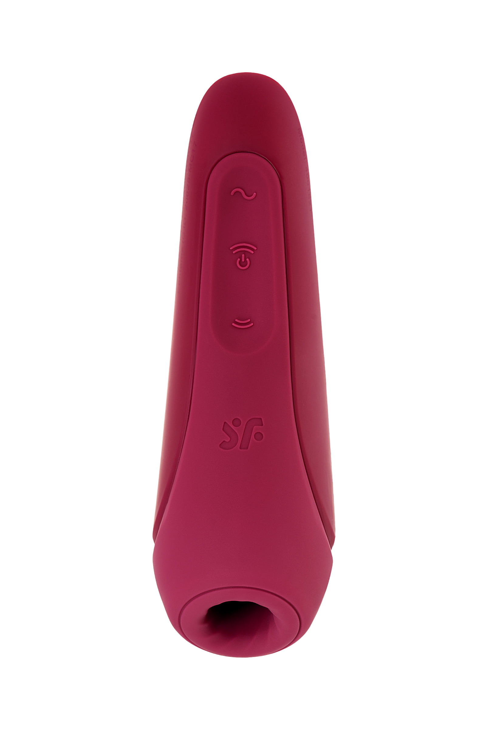 Satisfyer Curvy 1 Connect App Vakum Dalgası Klitoris Vibratörü, silikon, kırmızı, 14,3 cm - Görsel 2