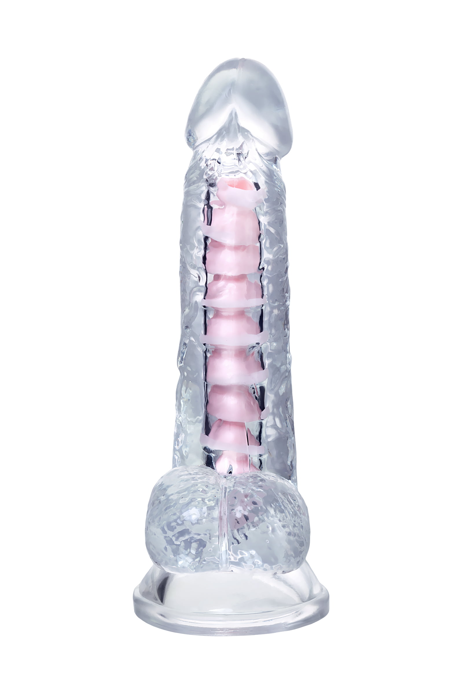 A-Toys by TOYFA Paret Jel Dildo, TPE, Şeffaf, 18 cm - Görsel 5