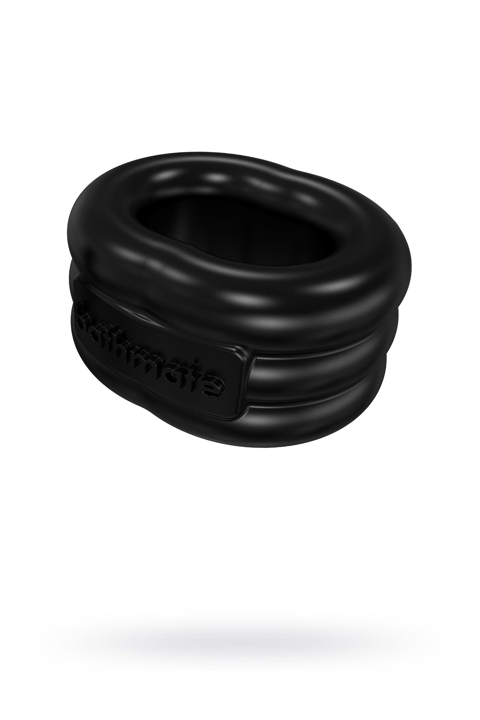 Bathmate Penis üzerindeki titreşim halkası Stretch, elastomex, siyah, Ø5 cm
