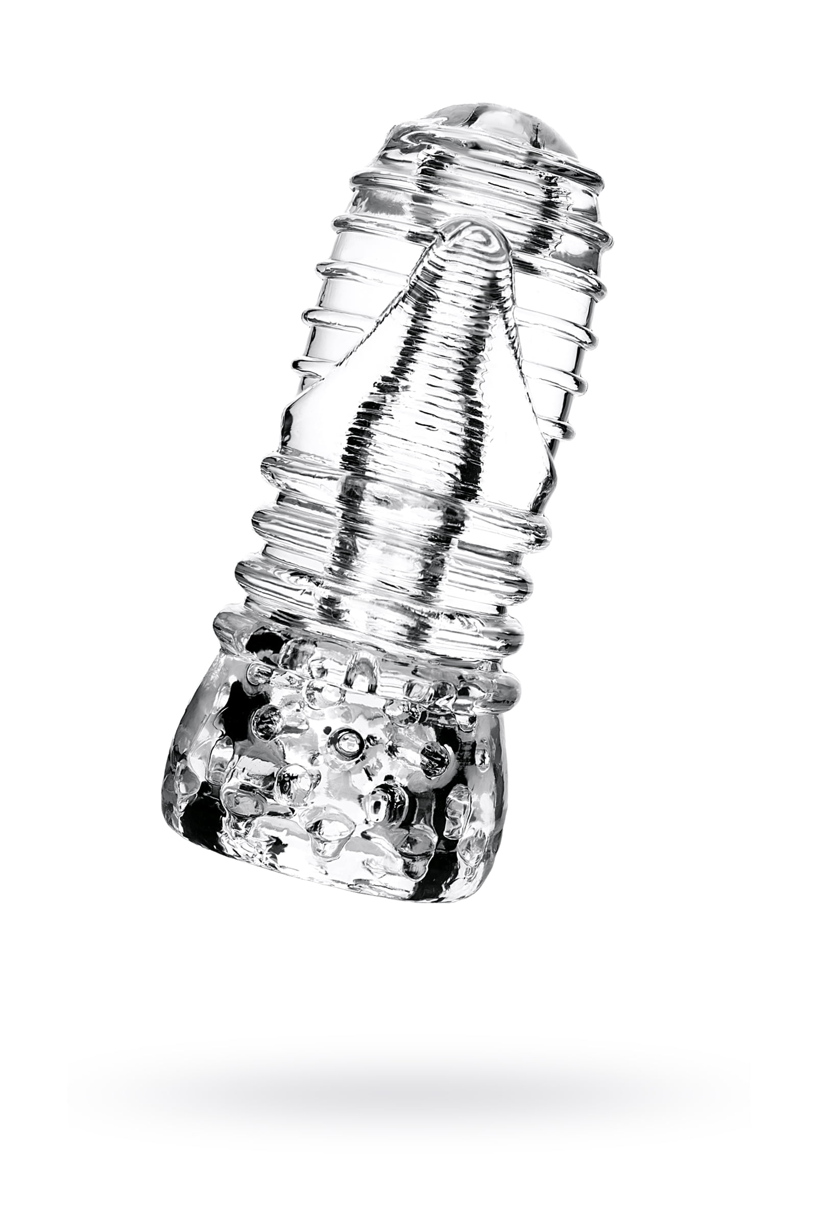 Lingam by TOYFA Masturbator , Savitri, TPE, Şeffaf, 14 cm
