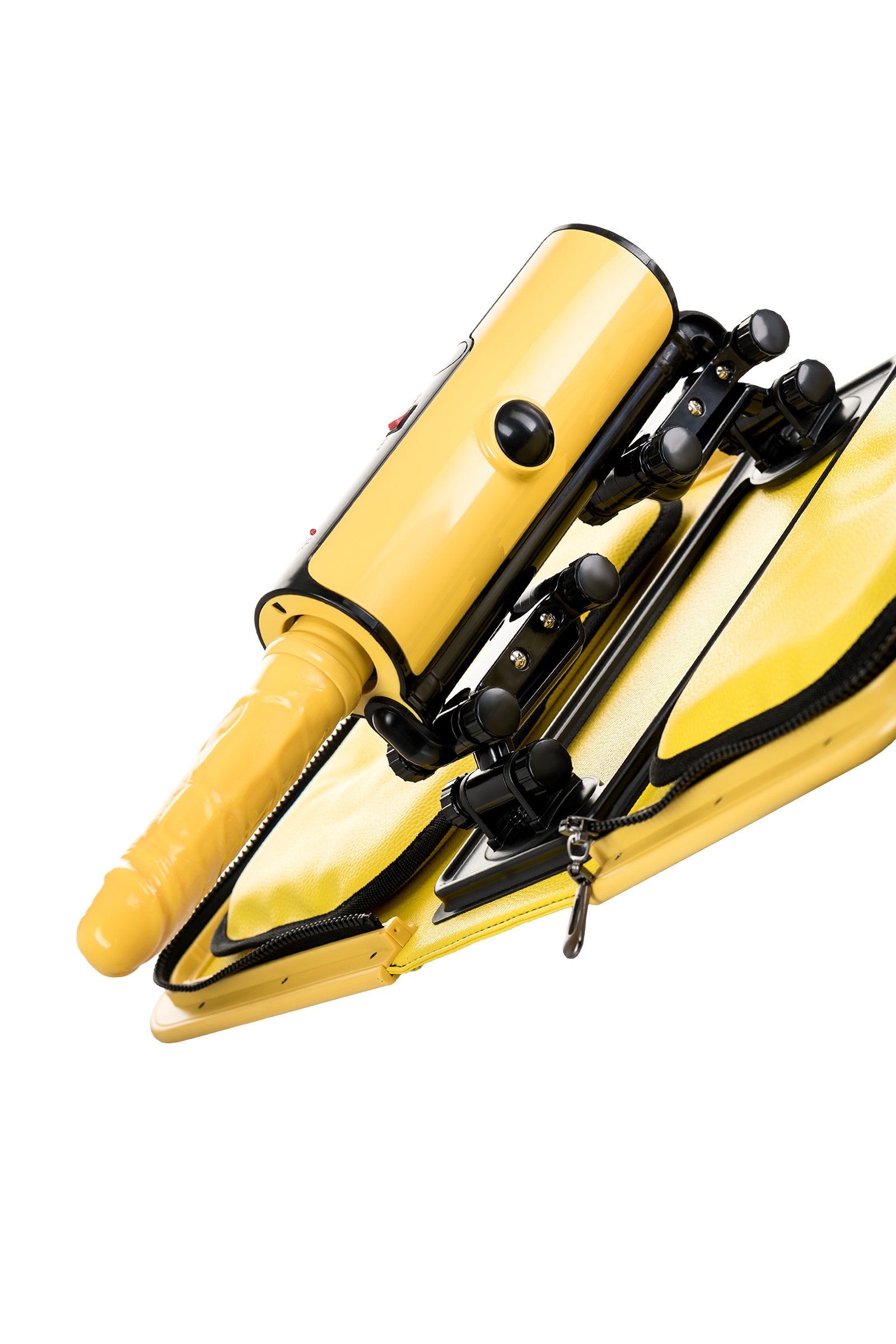 MotorLovers F*ckBag Seks Makinesi, ABS, Sarı, 36 cm - Görsel 3