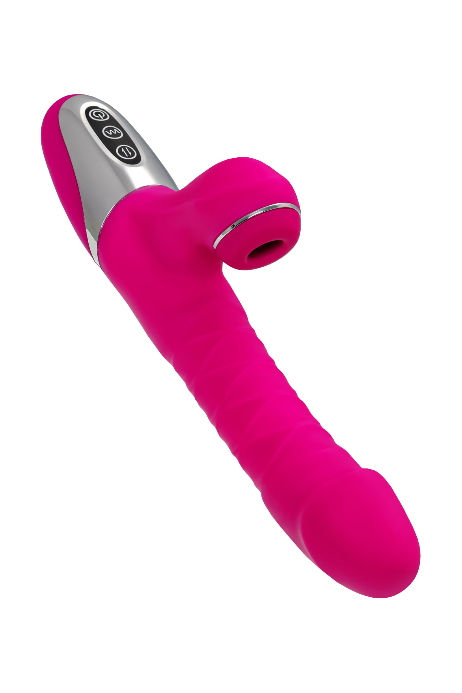 JOS TO-FROLLY Vakum Dalgası Vibratörü, Silikon, Pembe, 21,5 cm - Görsel 6