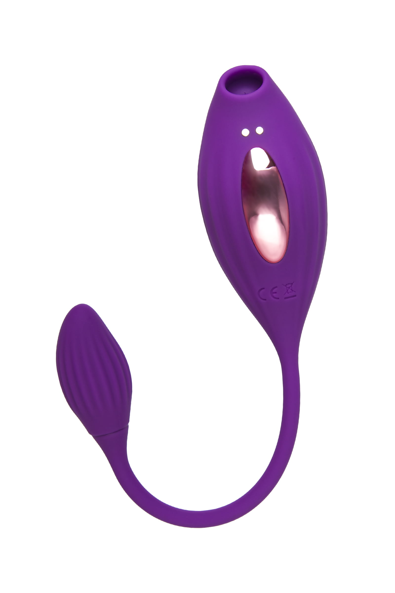 JOS Ginny Vakum Klitoral Vibrator, Silikon, Mor, 31 cm - Görsel 3