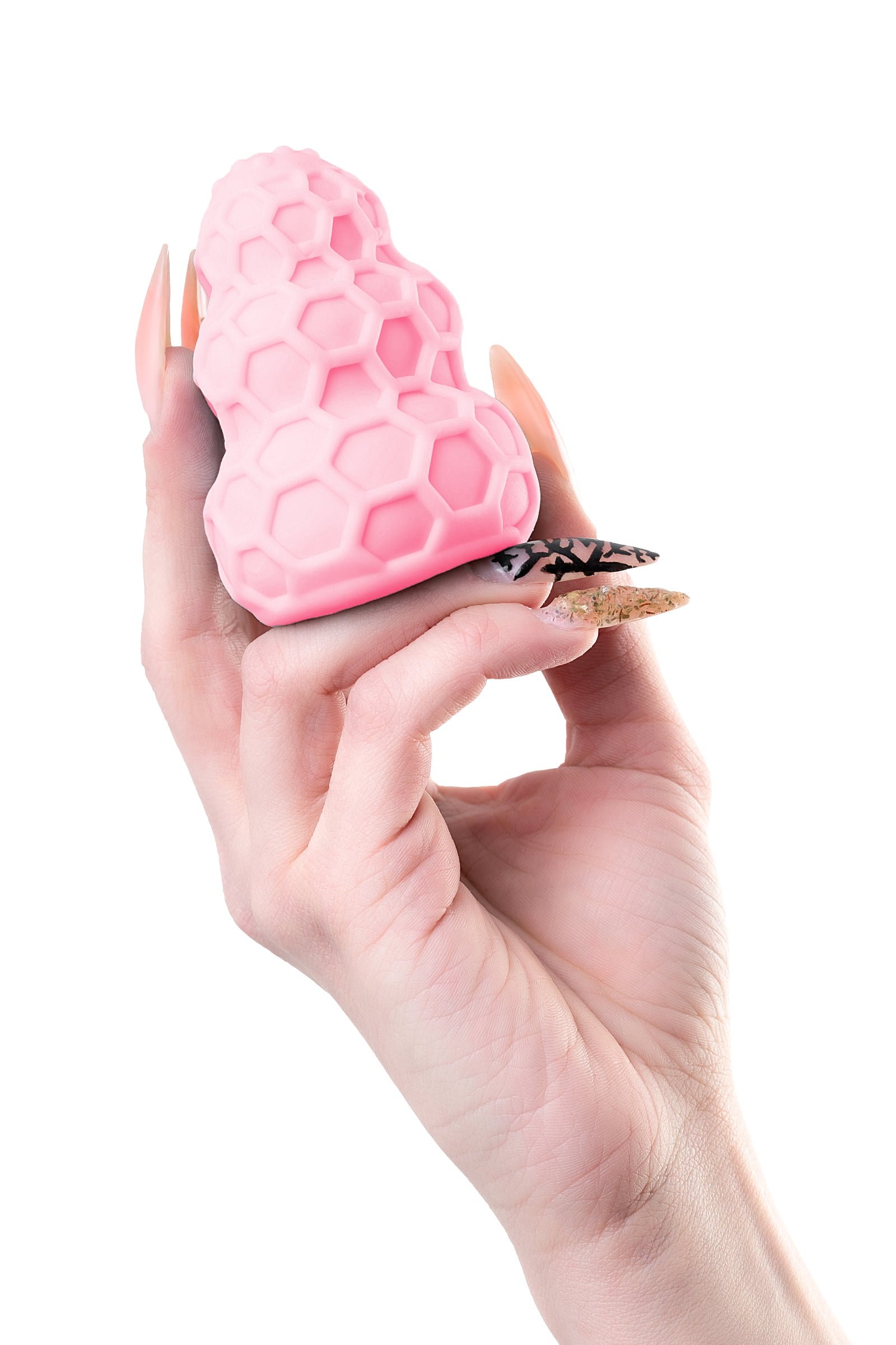 A-Toys by TOYFA Masturbator Flaff, TPE, pembe, 8cm, Ø 2,9 cm - Görsel 4
