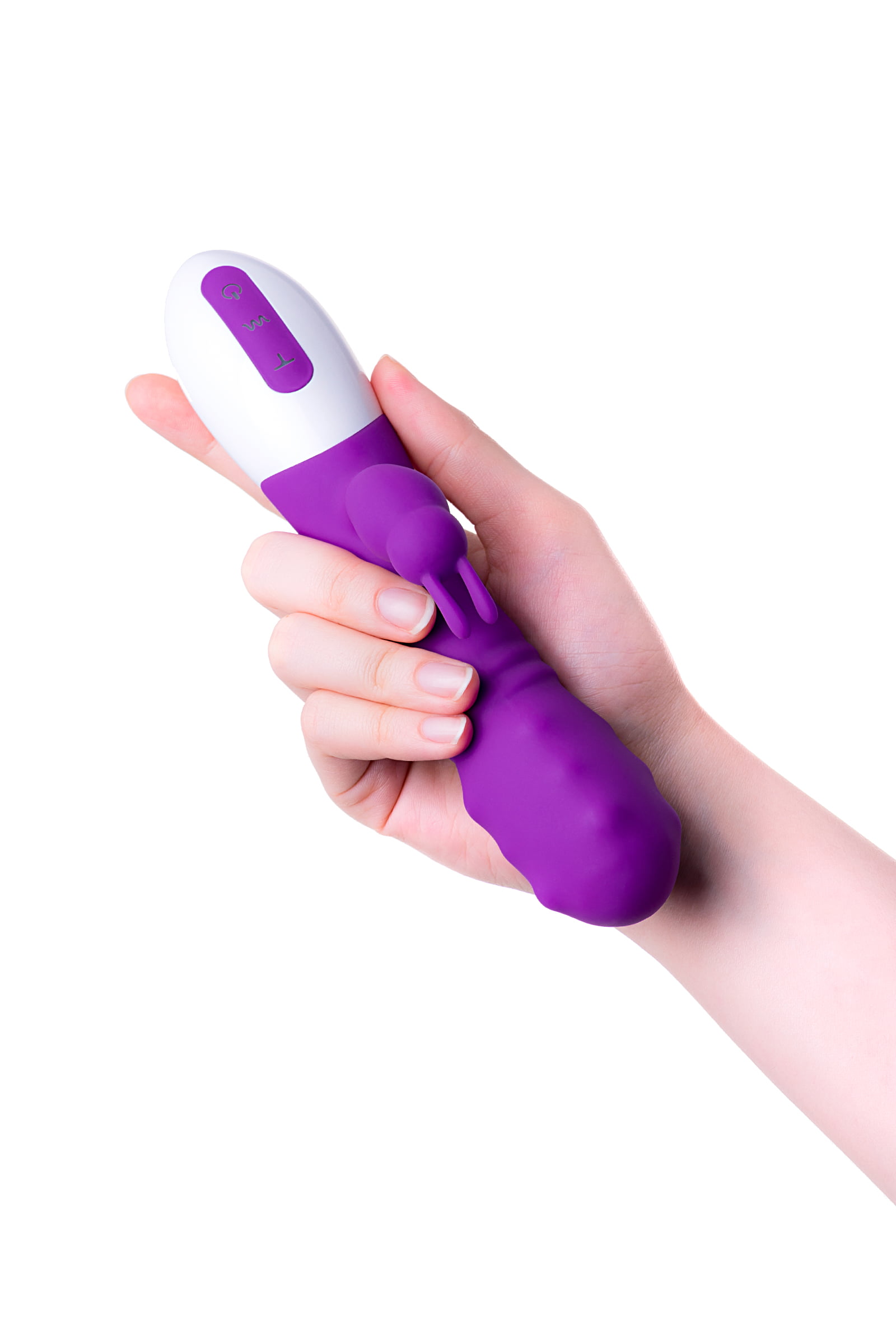 JOS TATY Klitoral Uyarıcı Vibratör, silikon, mor, 21,5 cm - Görsel 9