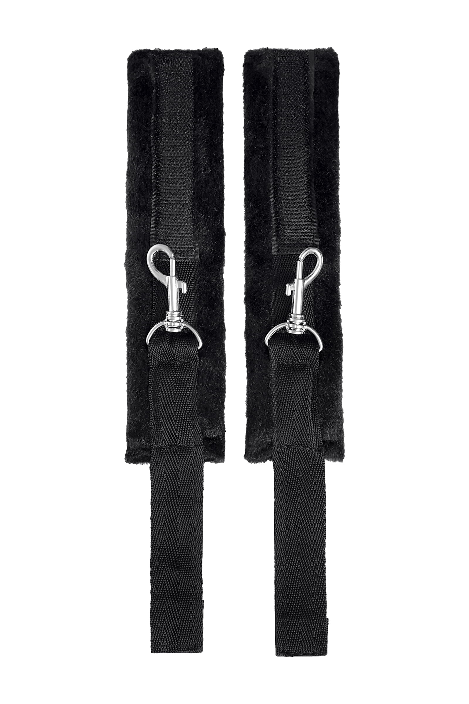 Anonymo BDSM sabitleme kemeri #0701 yastıklı, kadife, siyah, 127 cm - Görsel 5