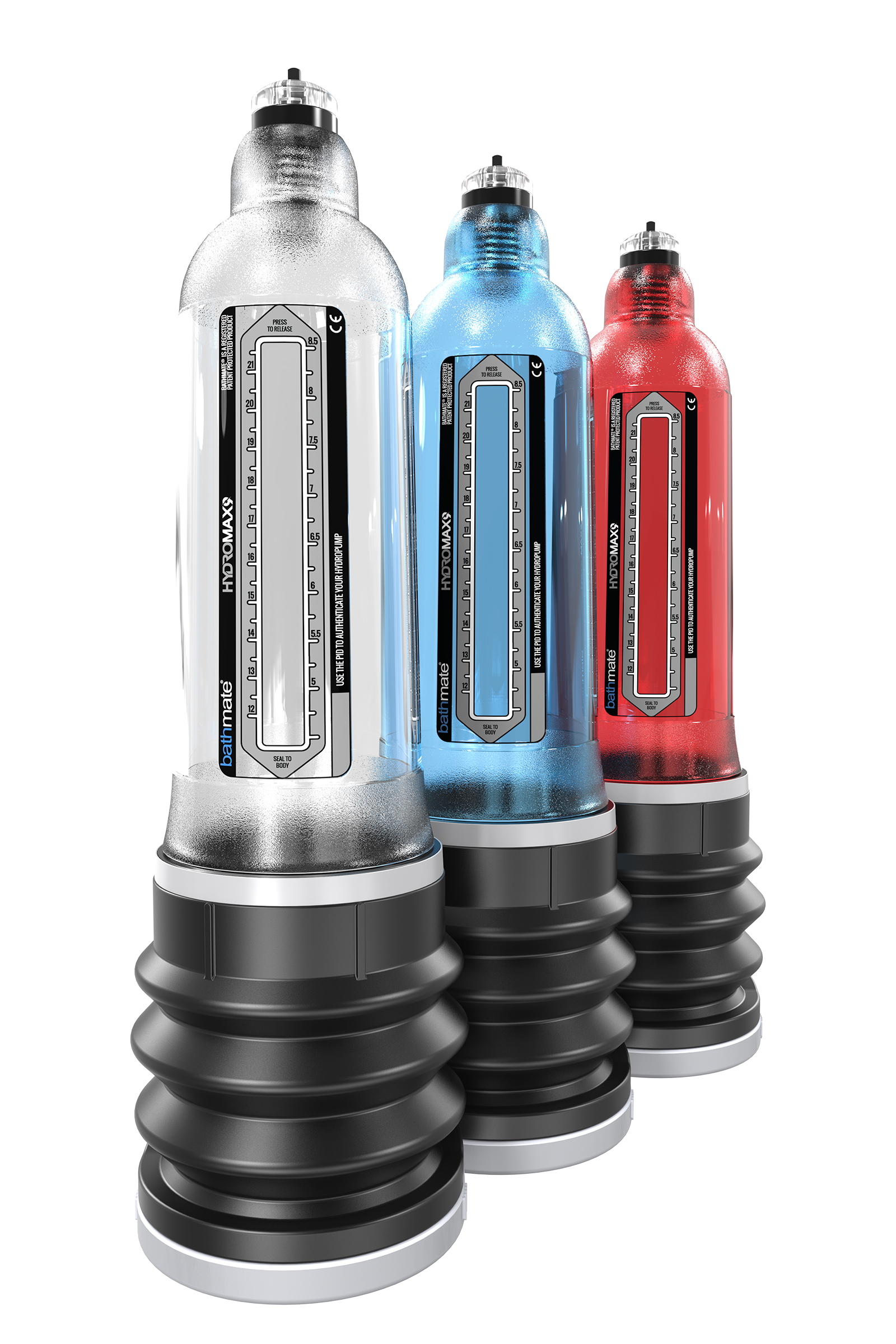 Bathmate HYDROMAX9 hidrolik pompa, ABS plastik, transparan, 32,5 cm (Hydromax X40 analog) - Görsel 7