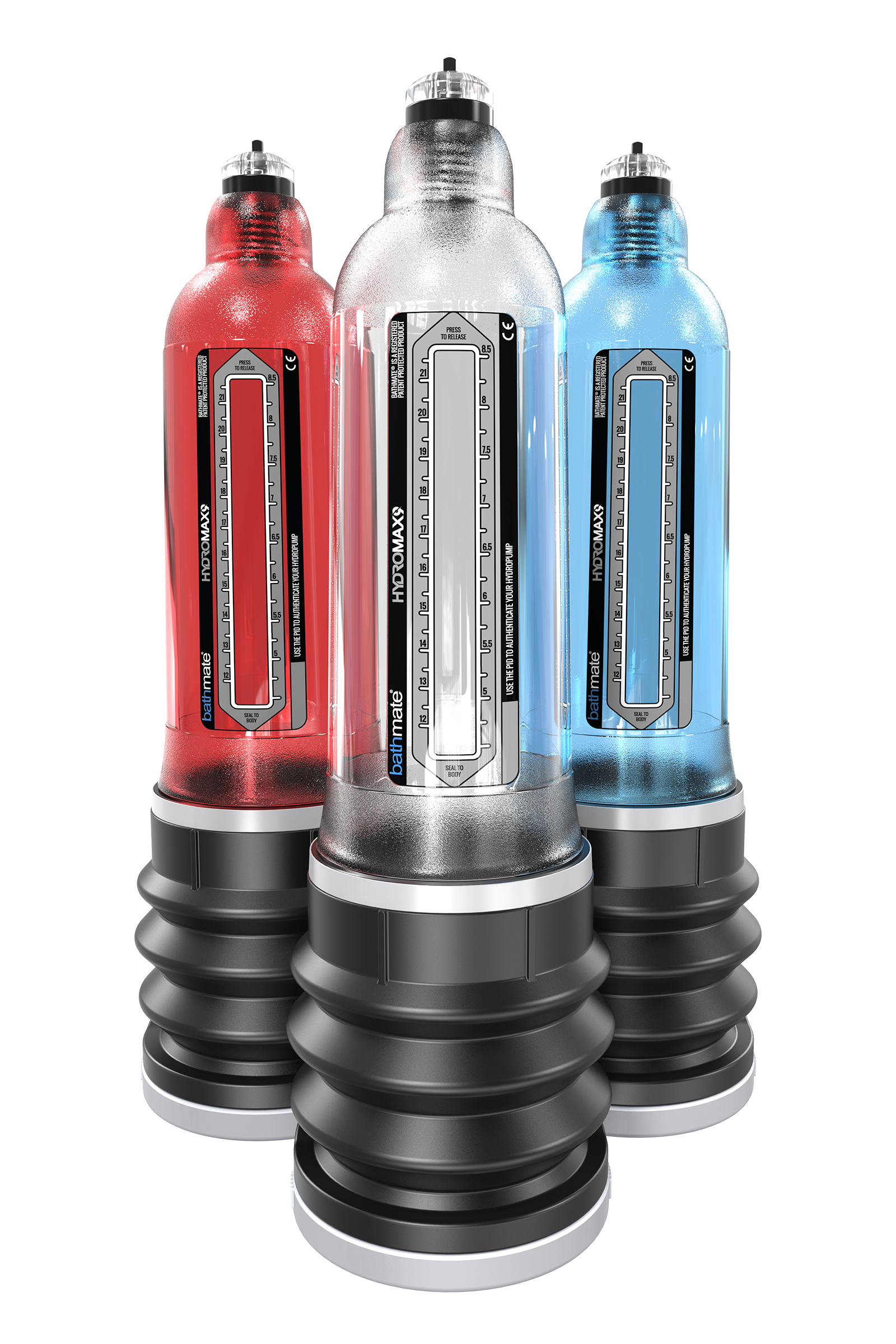 Bathmate HYDROMAX9 hidrolik pompa, ABS plastik, Mavi, 32,5 cm (Hydromax X40 analog) - Görsel 8