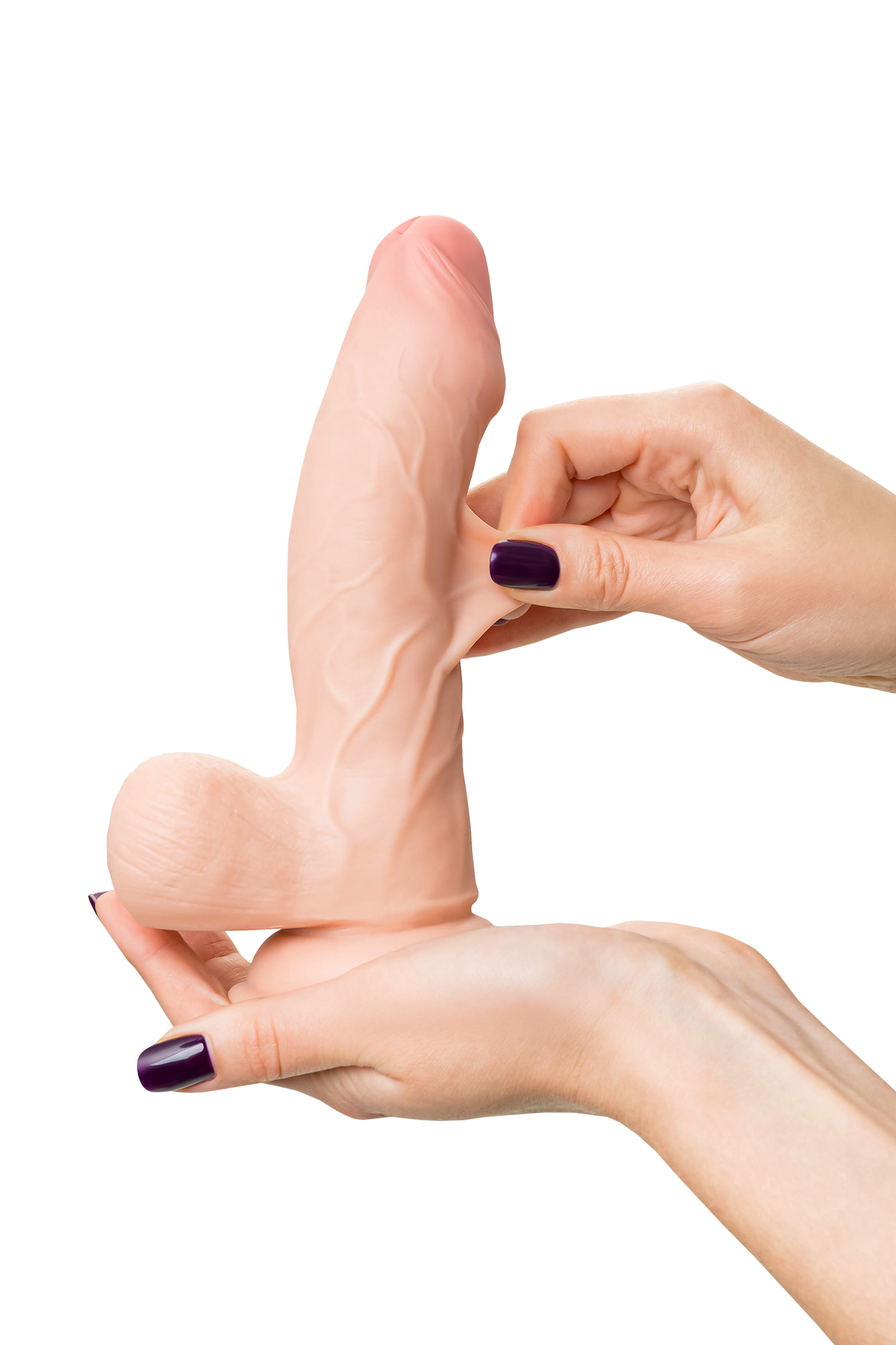 My Babe My Treasure Gerçekçi Yapay Penis, TPE, Çıplak, 18,5 cm - Görsel 10