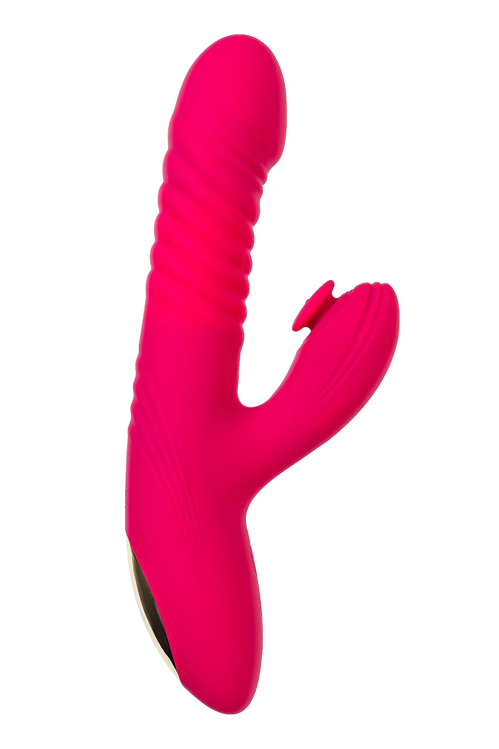 Klitoral uyarıcılı vibratör JOS Seri, silikon, pembe, 22 cm - Görsel 4
