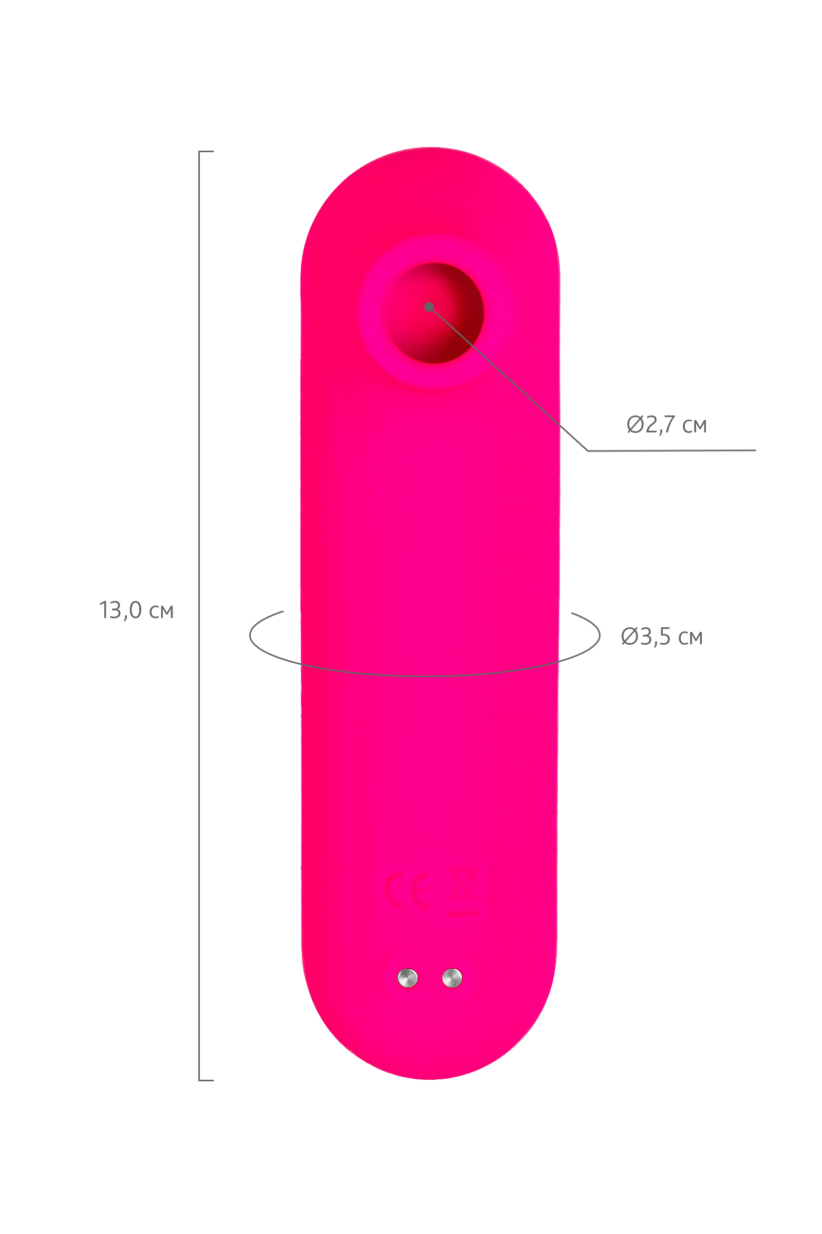 eroTeq Vakum dalgası uyarıcısı Molette, silikon, pembe, 13 cm - Görsel 8