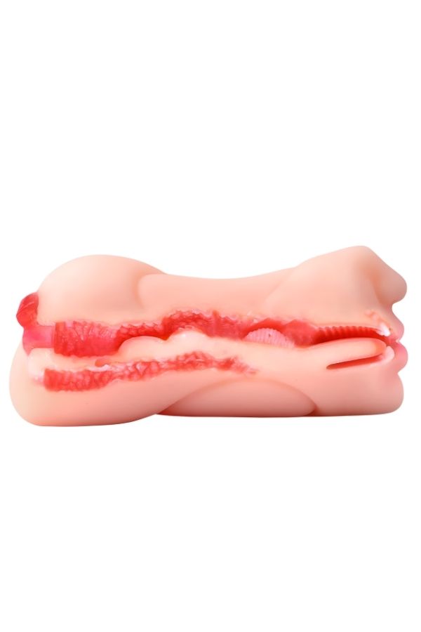 XOXO Gerçekçi Mastürbatör, 3 Girişli, TPE Malzeme, Ten Rengi 550 gr - Görsel 5