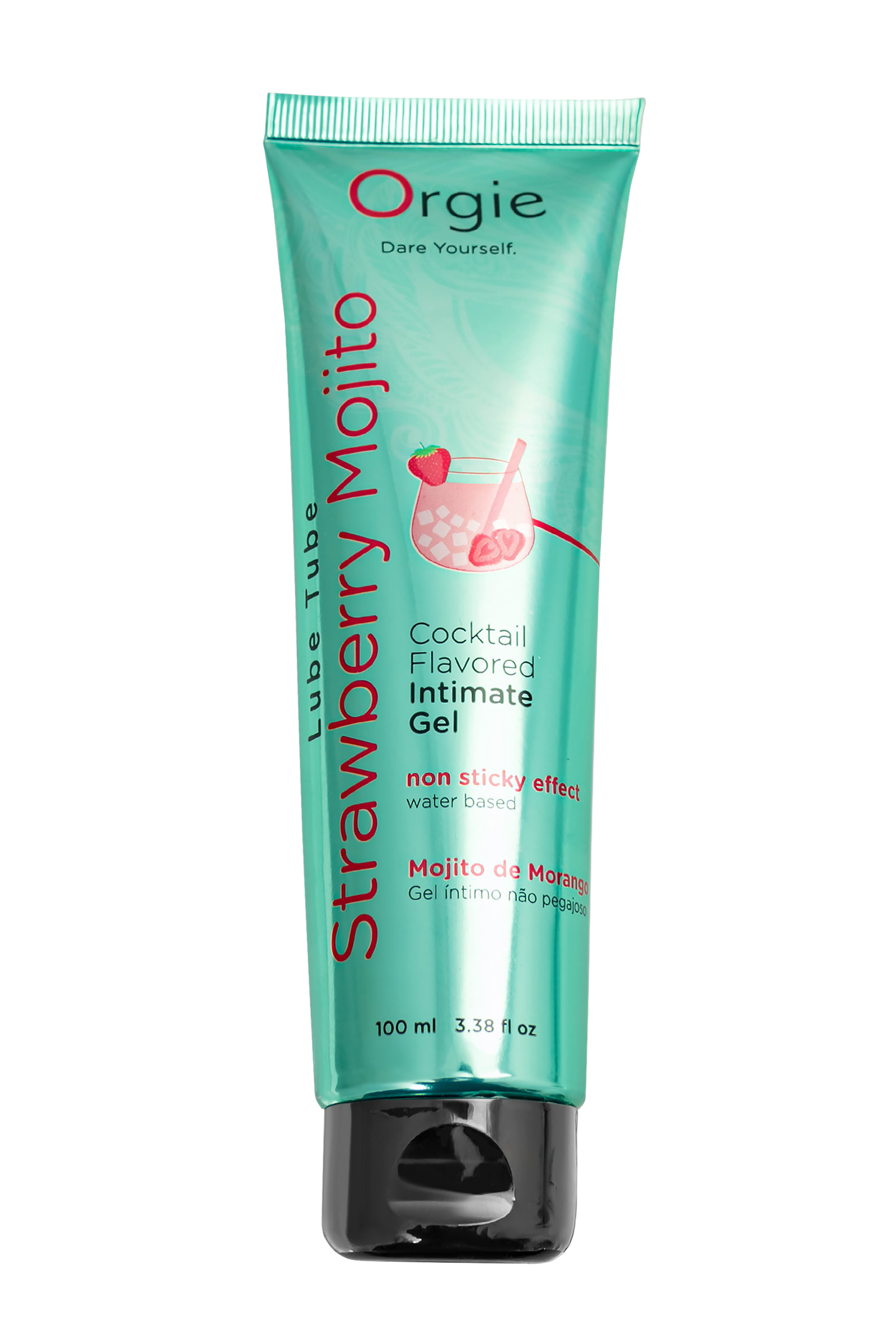 Orgie Lube Tube Cocktail Strawberry Mojito – Çilek Mojito Aromalı Kayganlaştırıcı Jel 100 ml - Görsel 2