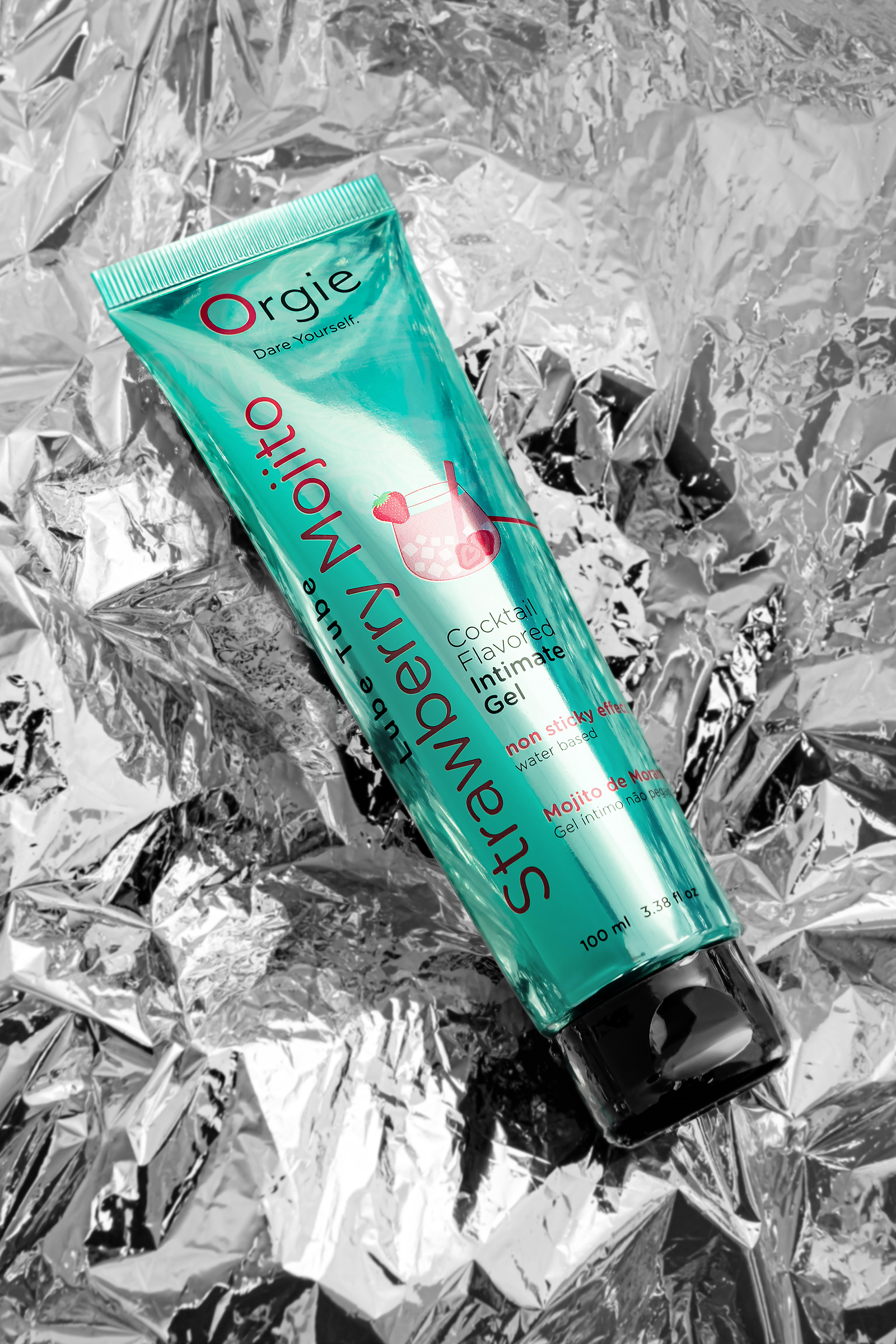 Orgie Lube Tube Cocktail Strawberry Mojito – Çilek Mojito Aromalı Kayganlaştırıcı Jel 100 ml - Görsel 5