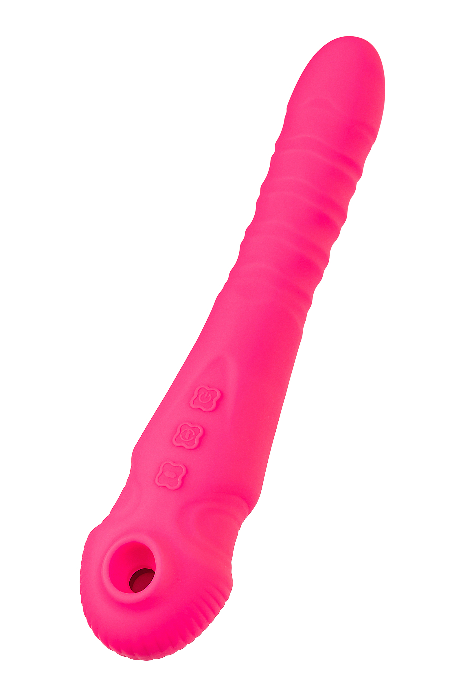 Vakum uyarımlı vibratör-pulsatör JOS COTOX, silikon, pembe, 23 cm - Görsel 5