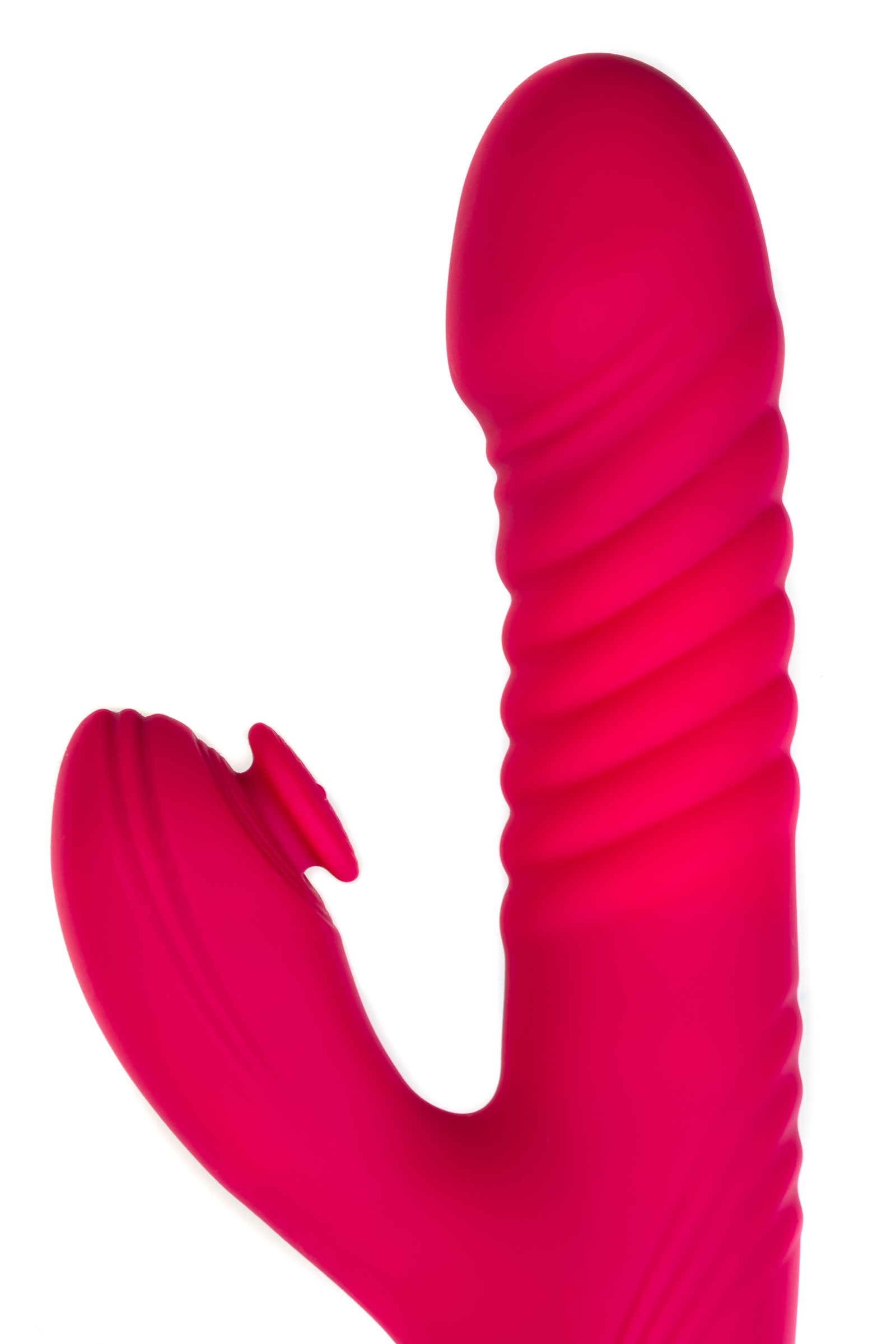 Klitoral uyarıcılı vibratör JOS Seri, silikon, pembe, 22 cm - Görsel 14