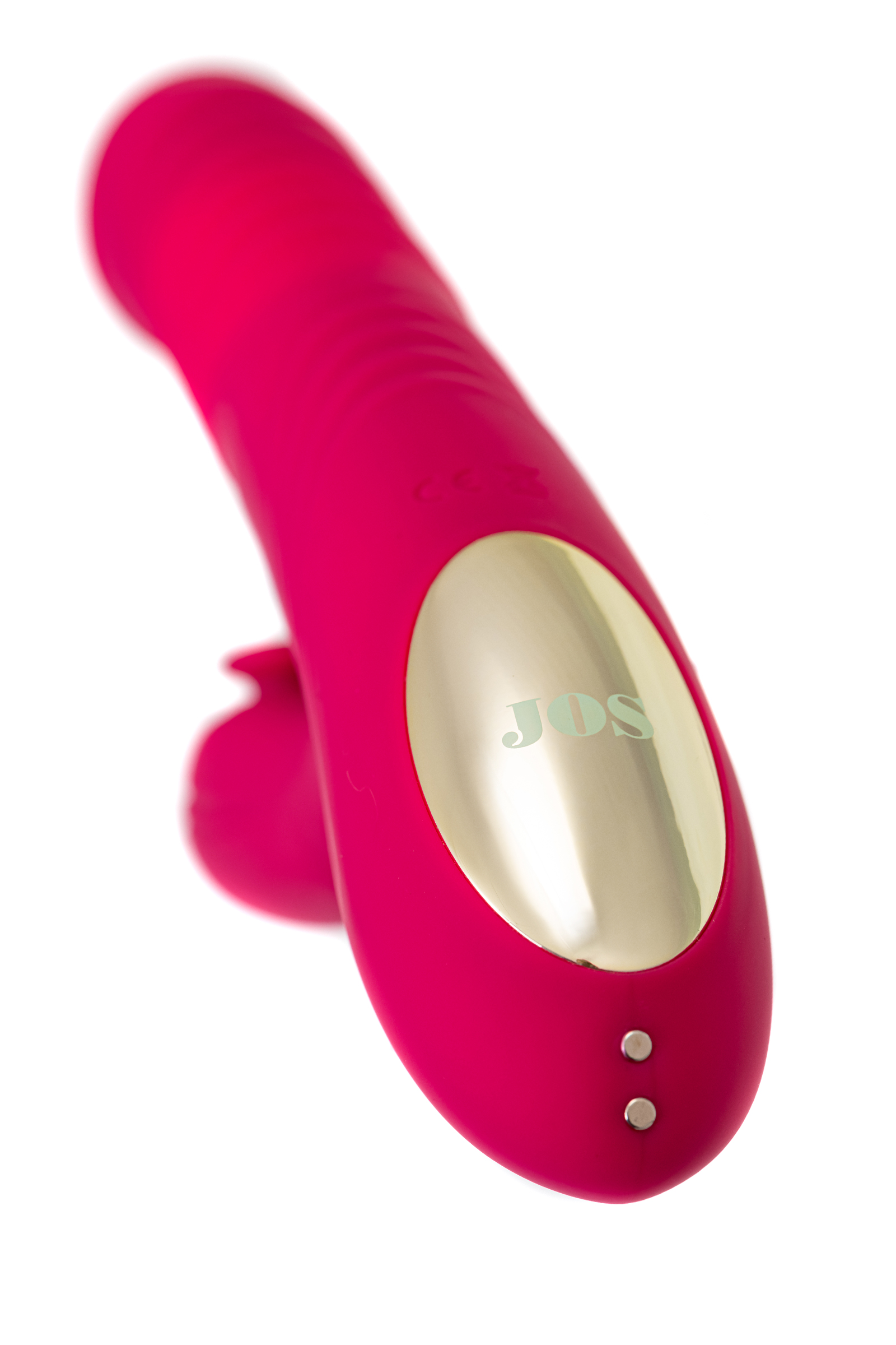 Klitoral uyarıcılı vibratör JOS Seri, silikon, pembe, 22 cm - Görsel 6