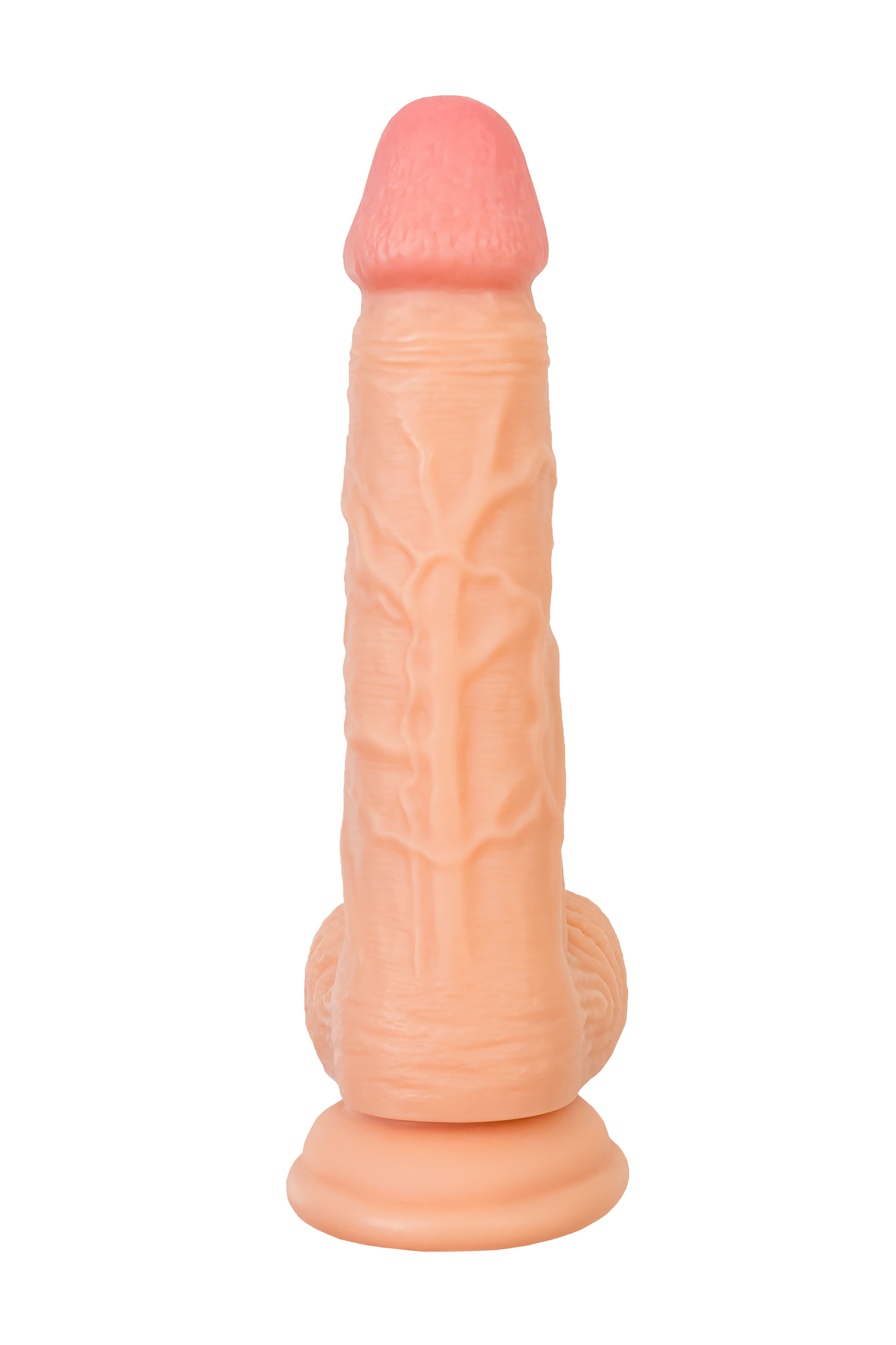 RealStick Çıplak Baz, PVC, et, 19 cm gerçekçi yapay penis - Görsel 3