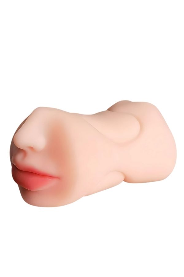 XOXO Gerçekçi Mastürbatör, 3 Girişli, TPE Malzeme, Ten Rengi 550 gr - Görsel 3