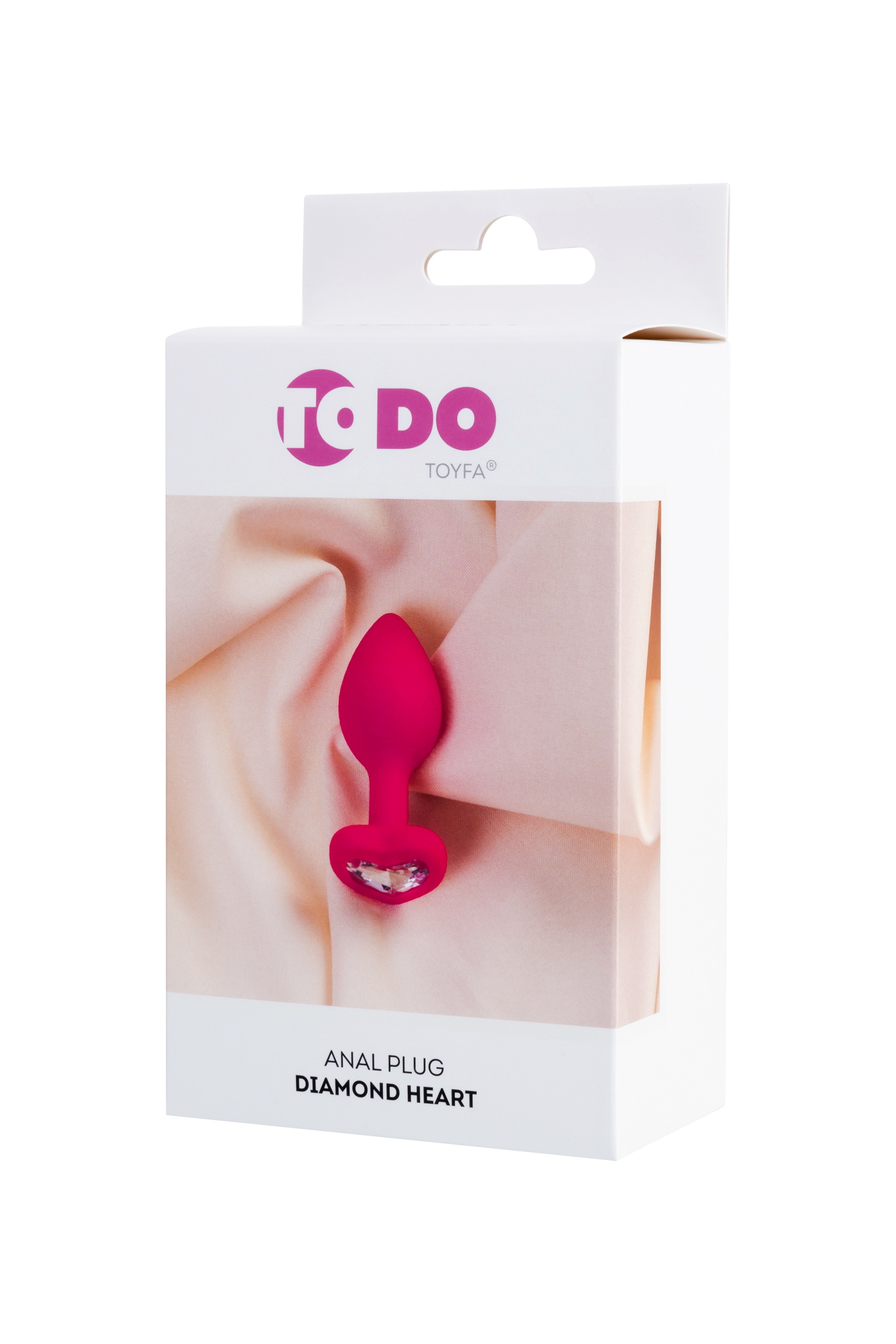 ToDo by Toyfa Diamond Heart Anal Plug, silikon, pembe, 7 cm, Ø 2 cm, 18 g - Görsel 8