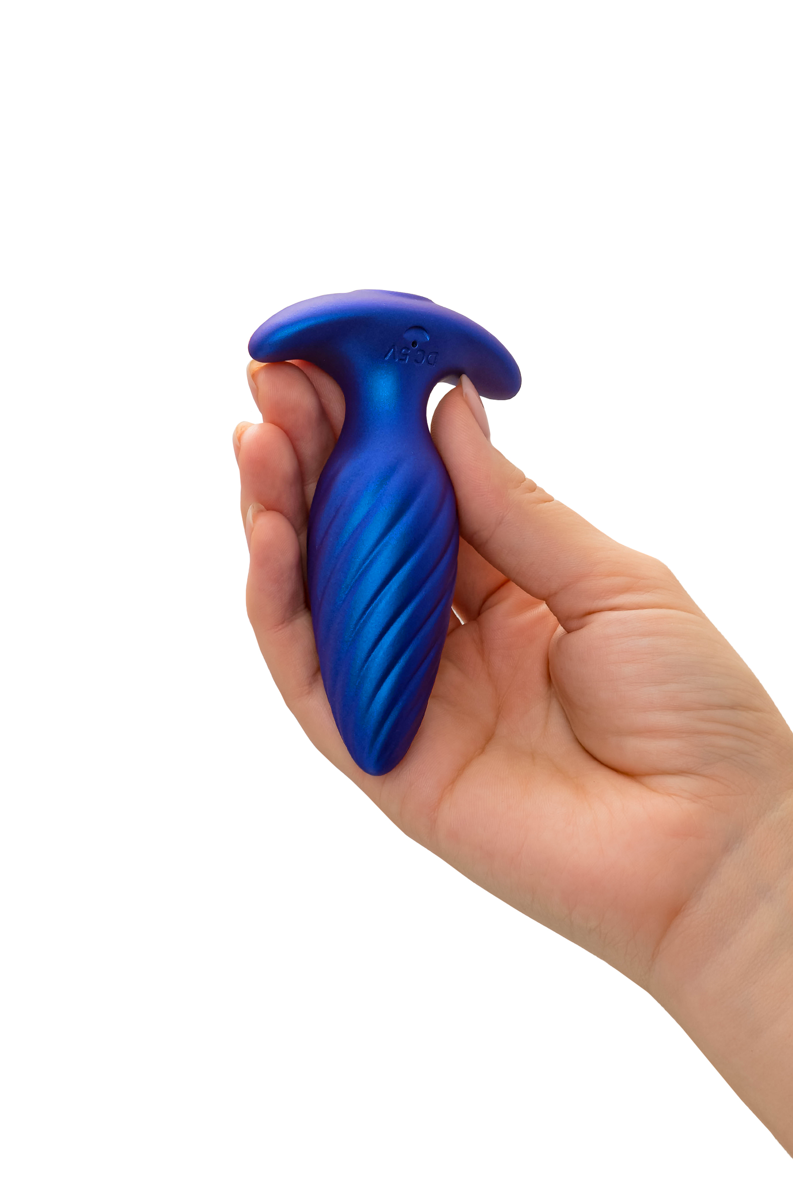 L’Eroina APP CLOSS Uygulama ve Kumandadan Kontrollü Anal Vibratör, Silikon, Mavi, 10.5 cm - Görsel 5