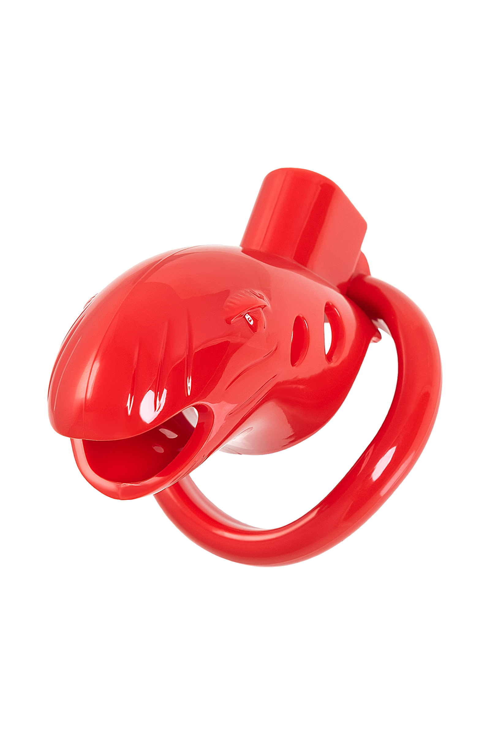 Black&Red by TOYFA erkek sadakat kemeri, ABS plastik, kırmızı, 10 cm - Görsel 2