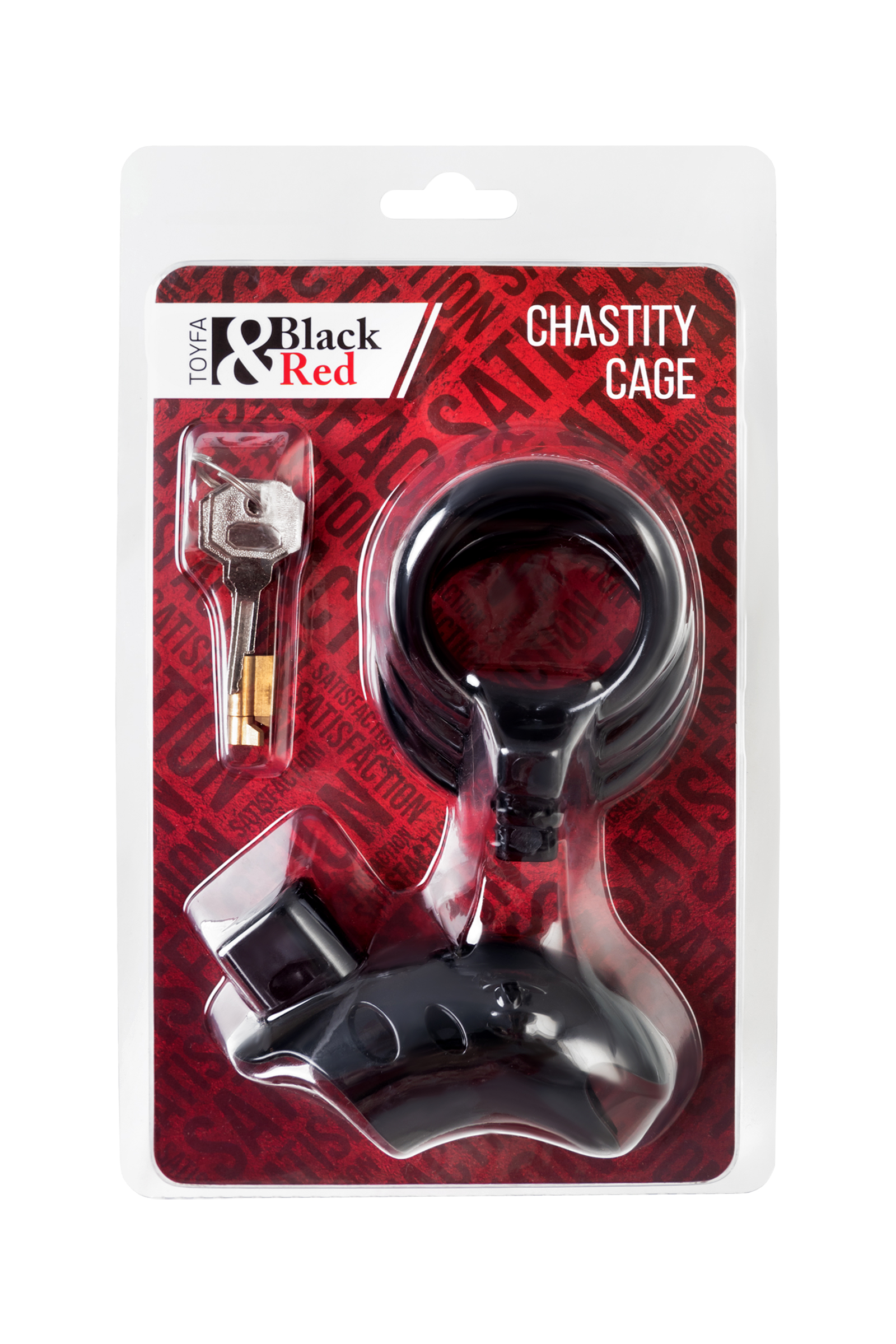Black&Red by TOYFA erkek sadakat kemeri, ABS plastik, siyah, 10 cm - Görsel 8