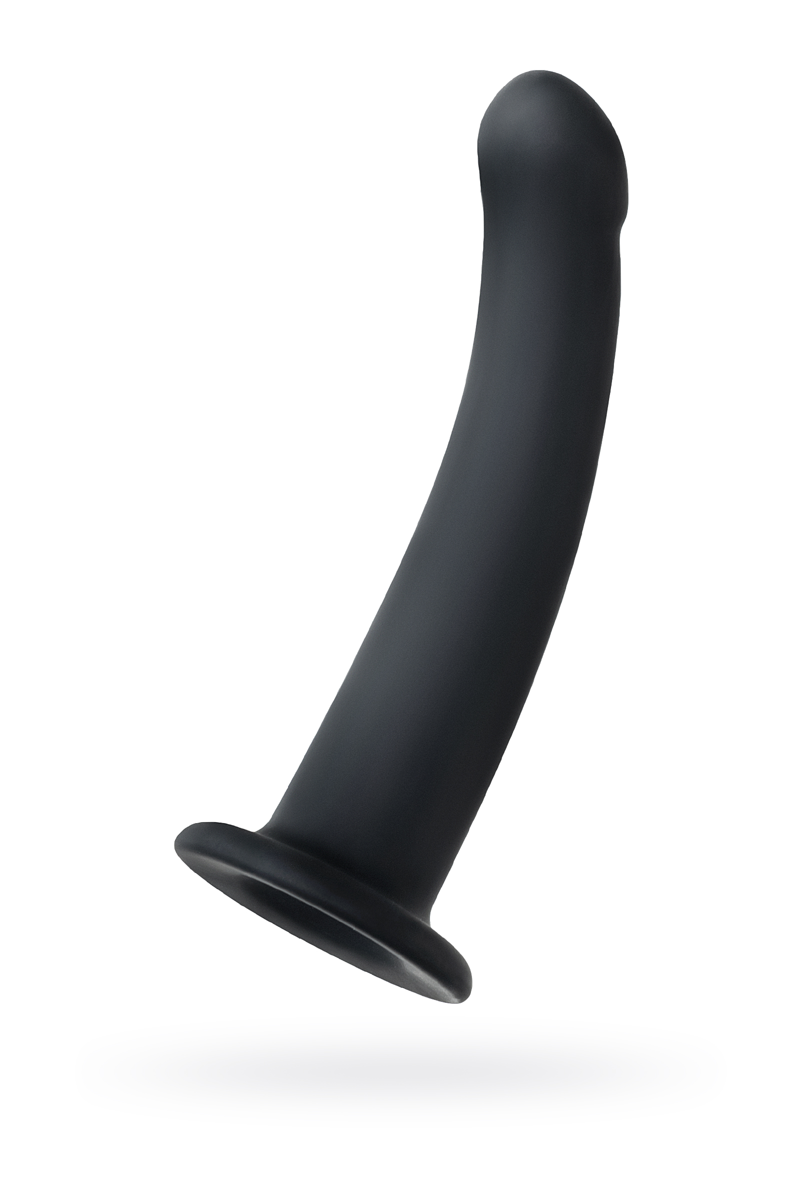 POPO Pleasure by TOYFA Serpens Anal yapay penis S Virajlı, Silikon, siyah, 13 cm