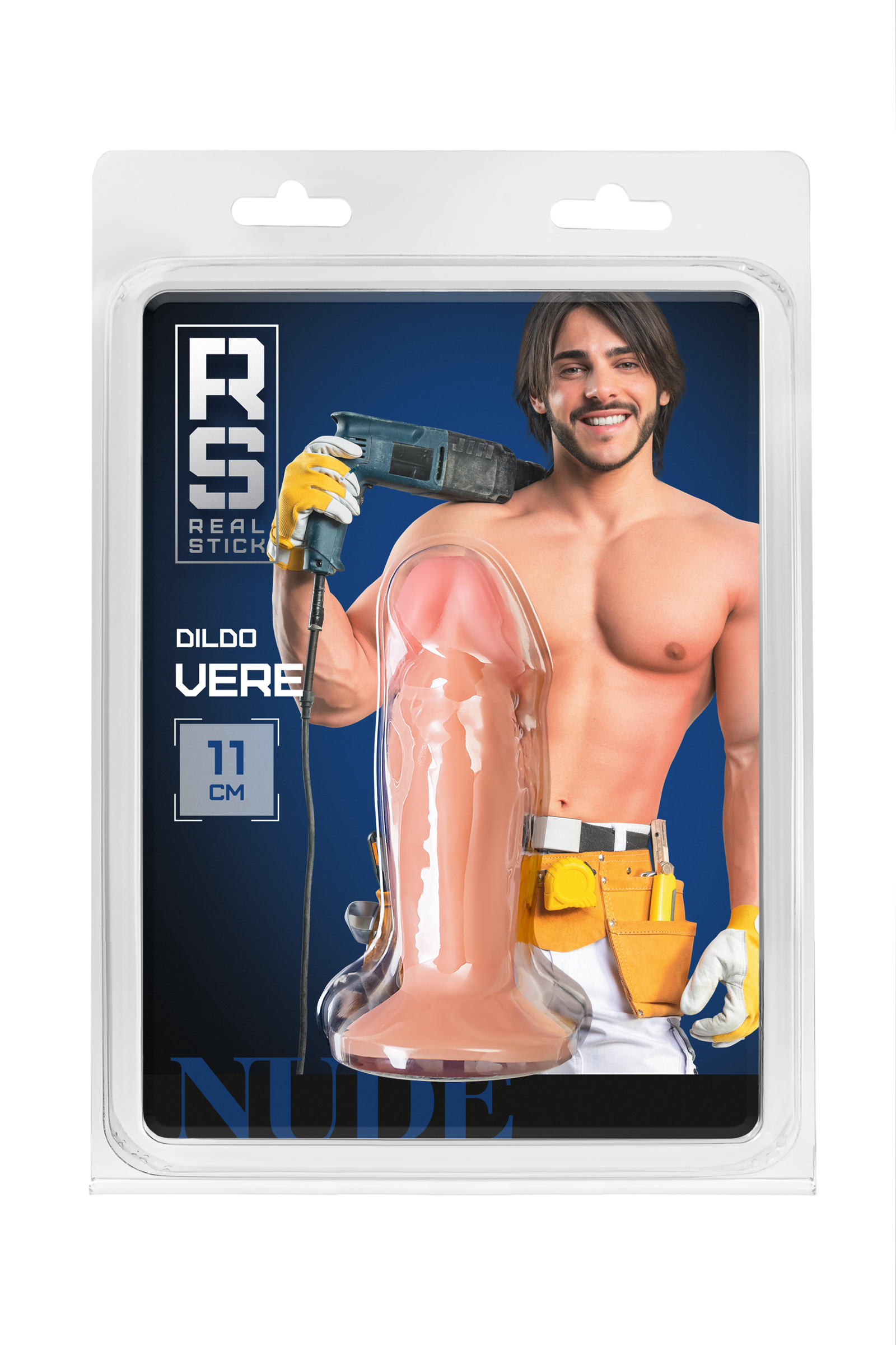 RealStick Çıplak Vere, PVC, et, 11 cm Gerçekçi yapay penis - Görsel 10