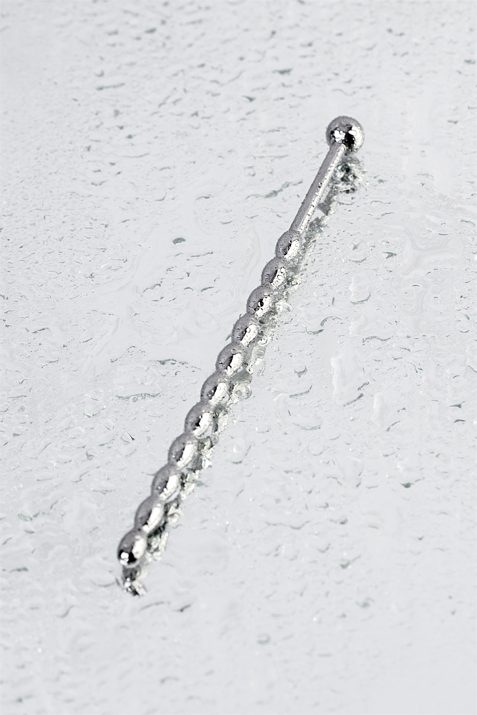 TOYFA Metal'in Üretral Plug-Pigtail uzun, gümüş - Görsel 6
