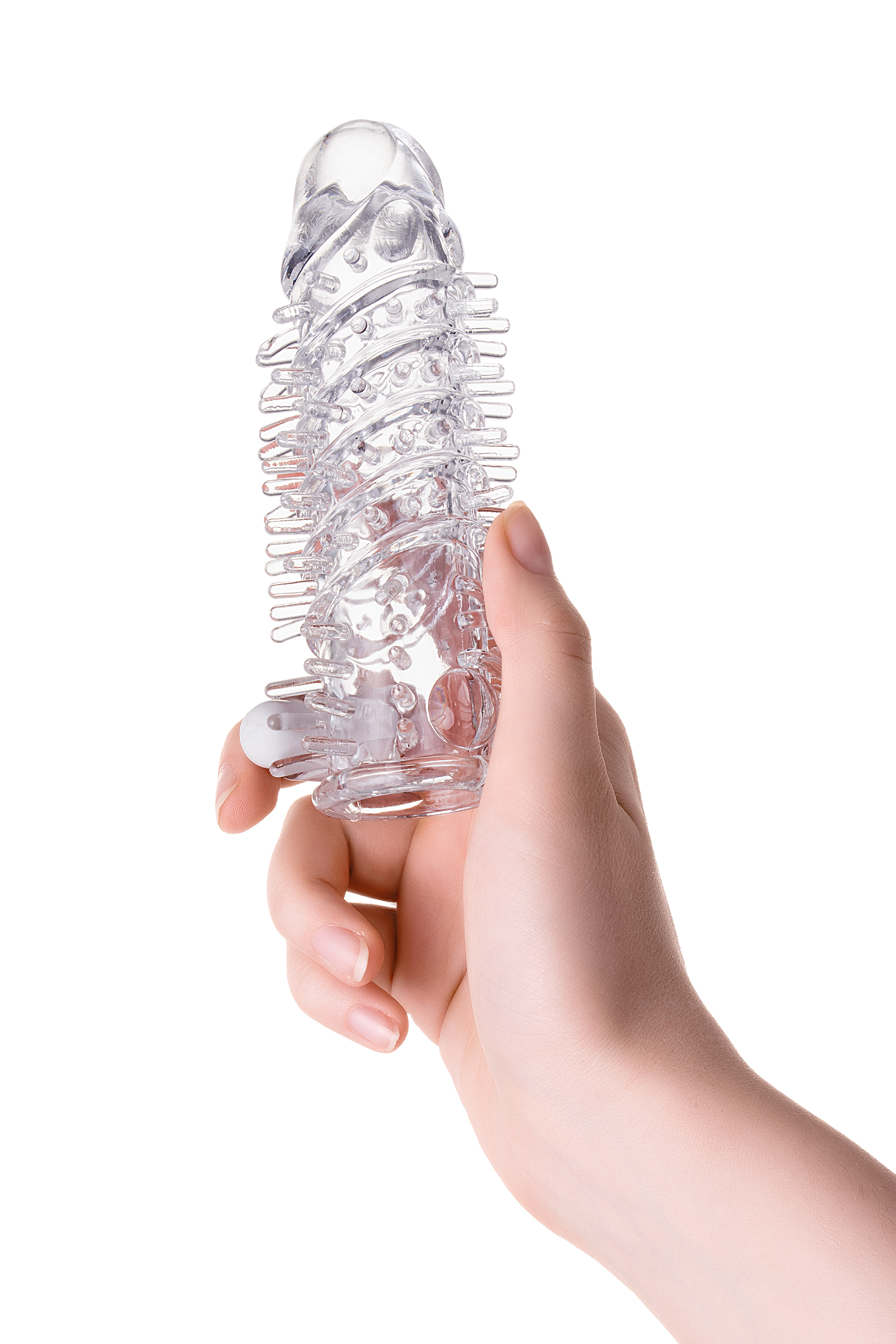A-Toys by TOYFA Fril'in Penis Klıfı, TPR, Şeffaf, 13,4 cm - Görsel 3
