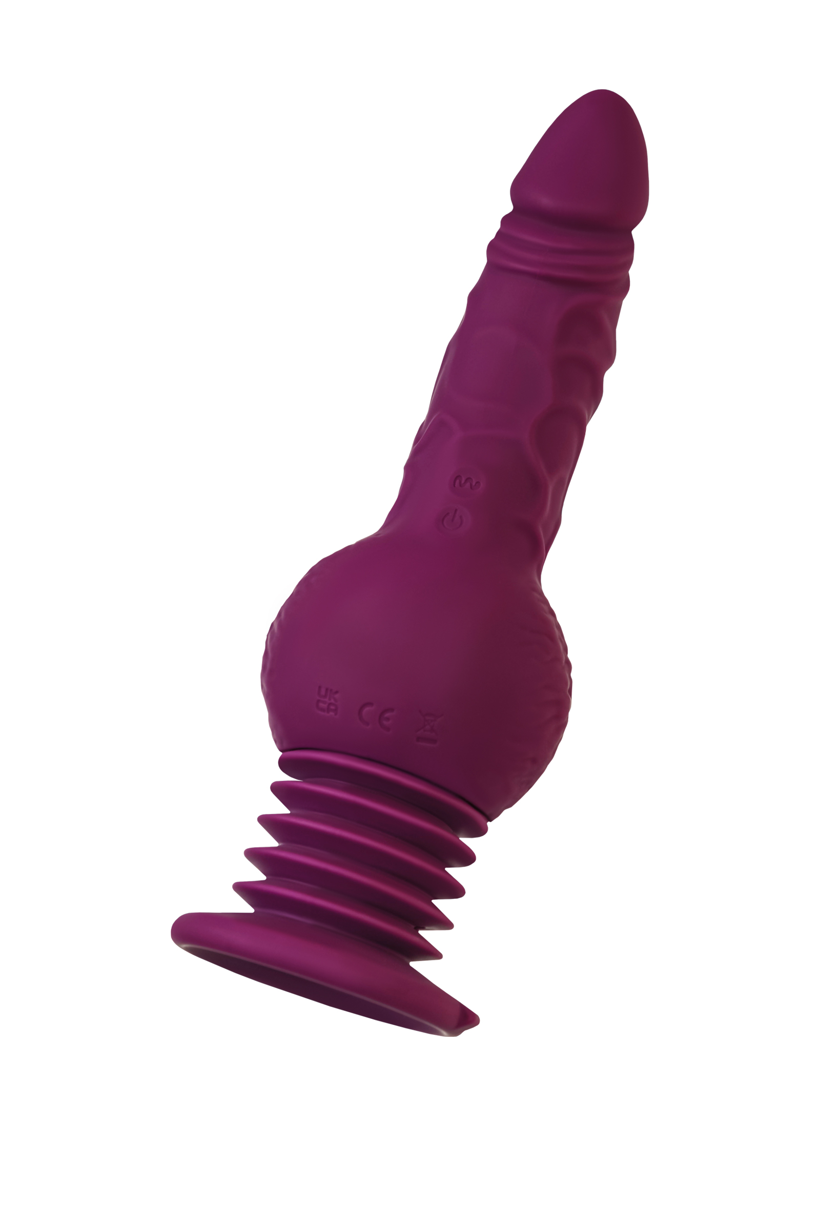 MotorLovers by TOYFA Striker Mini Seks Makinesi, Uzaktan Kumandalı, Silikon, Mor, 23.5 cm - Görsel 2