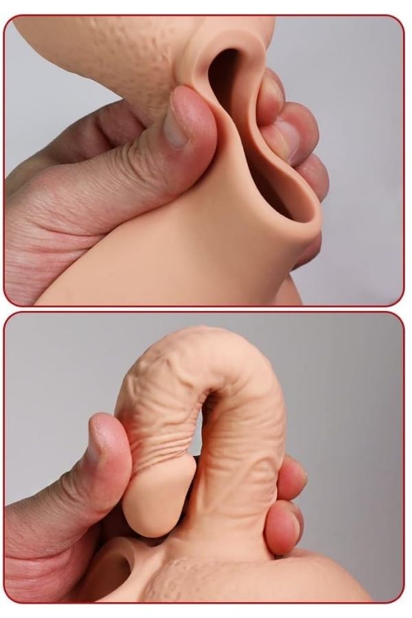 Hollow Strap-On Dildo(Kurşun Vibratör Uyumlu) – Ayarlanabilir Kemerli Giyilebilir Anal Dildo, 15 cm - Görsel 7