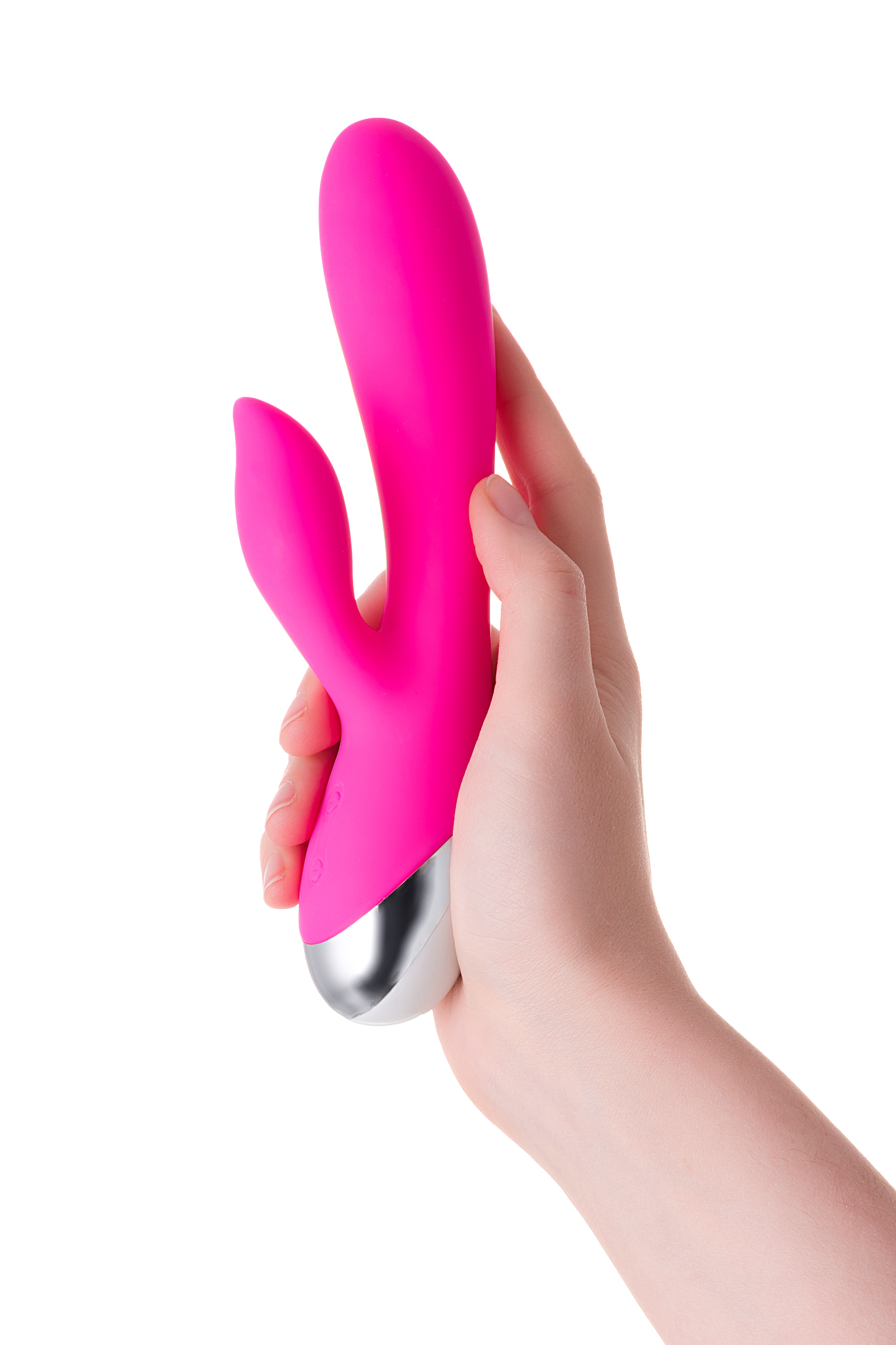 L'EROİNA klitoral stimülatörlü vibratör, silikon, pembe, 19 cm - Görsel 9