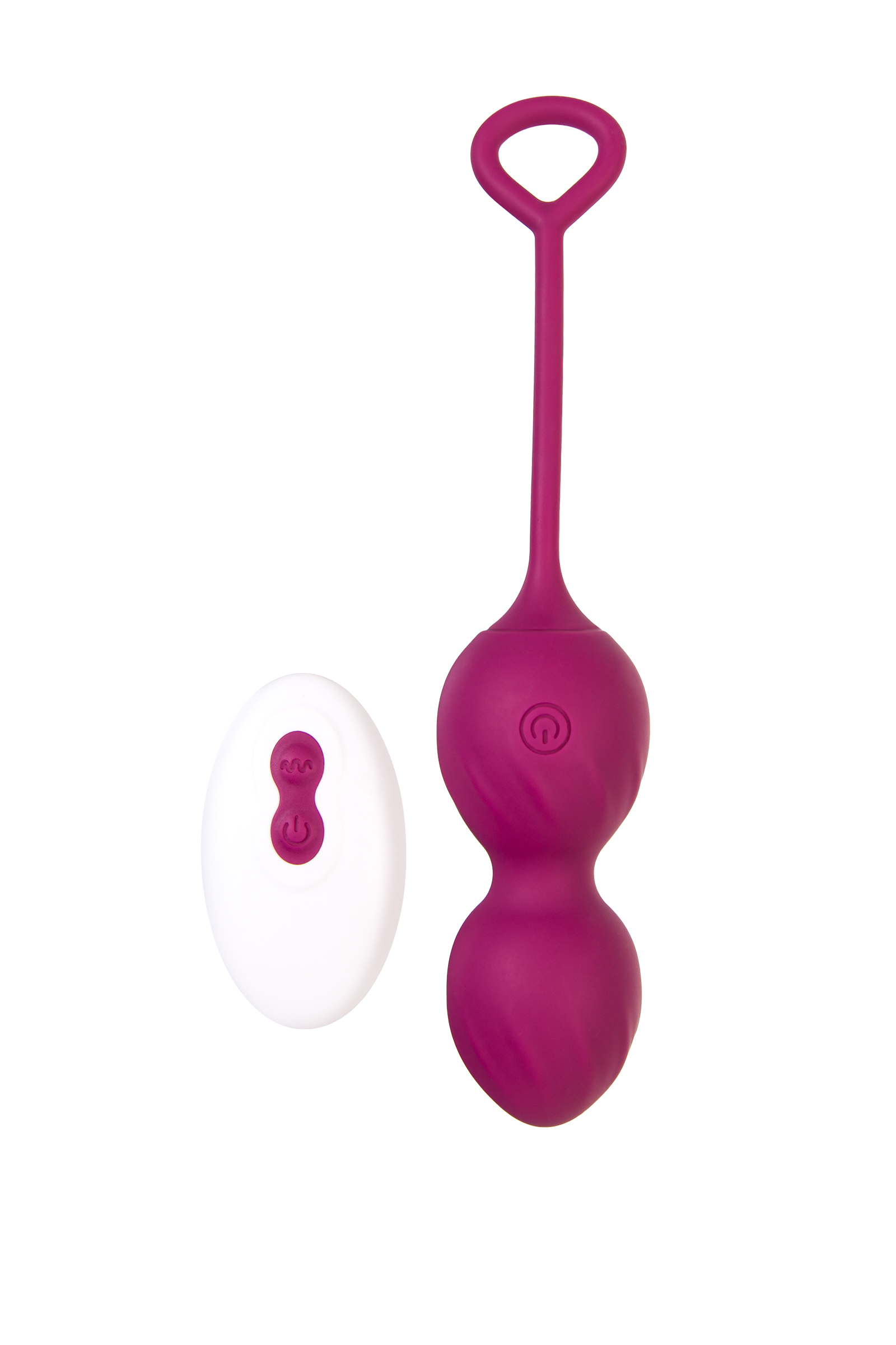 Vaginal balls L'Eroina Moussy, silicone, burgundy, 17 cm - Görsel 3